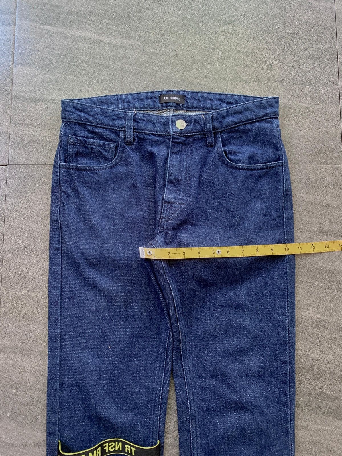 Raf Simons FREE TAX! SS 2019 Slim Tape Denim Jeans Size US 28 / EU 44 - 14 Thumbnail