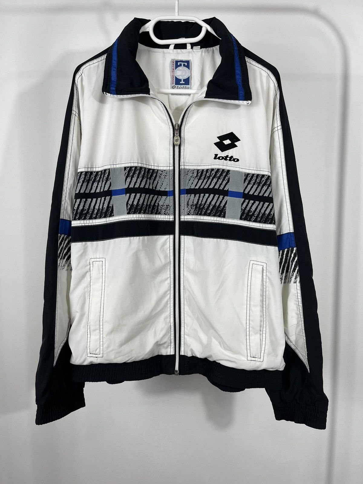 Lotto Sport × Vintage 90s Lotto Boris Becker tennis track jacket Size US L / EU 52-54 / 3 - 1 Thumbnail