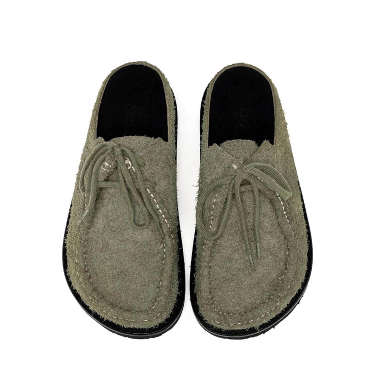 Other Hand-Stitched Suede Moccasin Mules Size US 8 / EU 41 - 2 Thumbnail