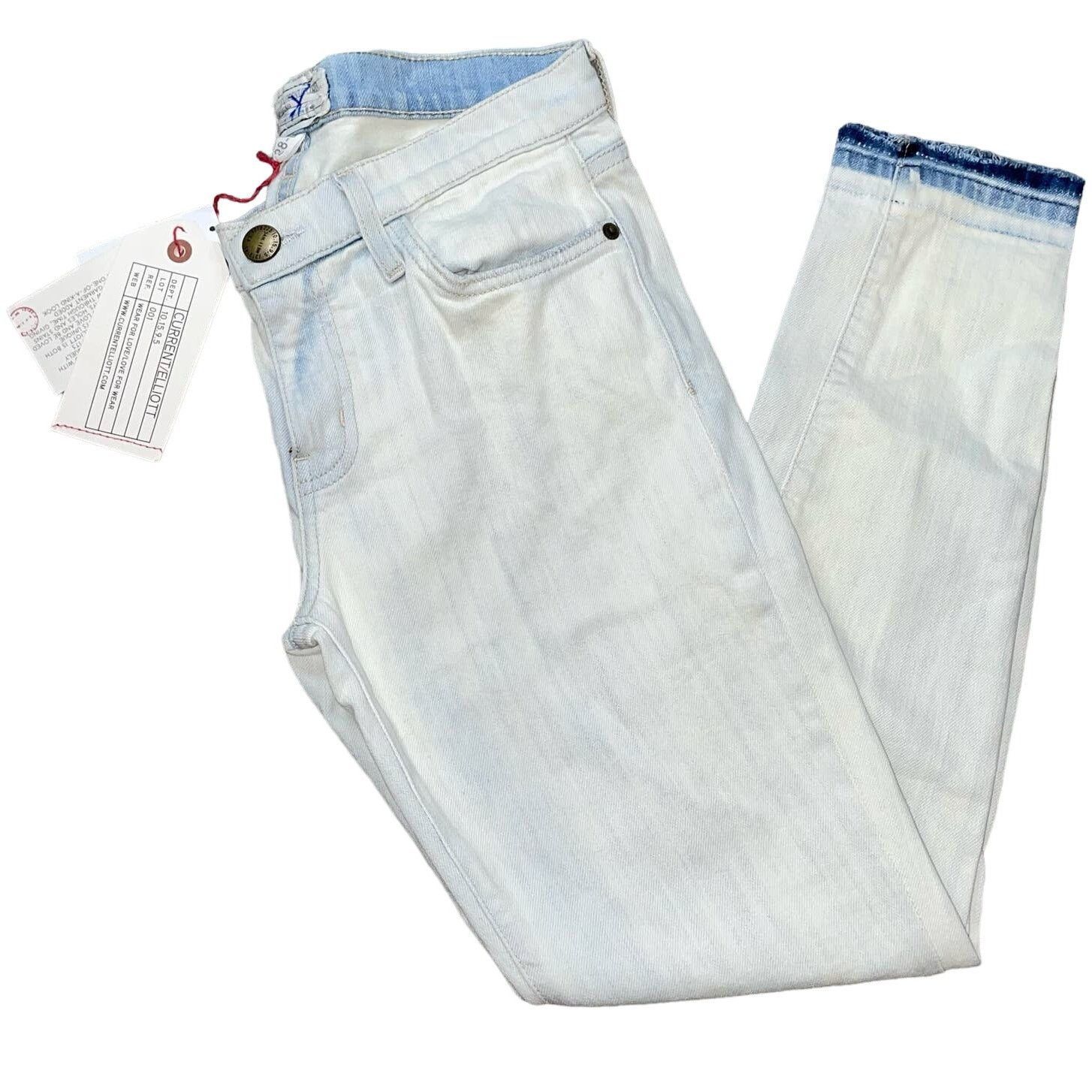 Current/Elliot Current/Elliott Stiletto Jeans 28 Womens Skinny Casual Denim Size 30" / US 8 / IT 44 - 1 Thumbnail