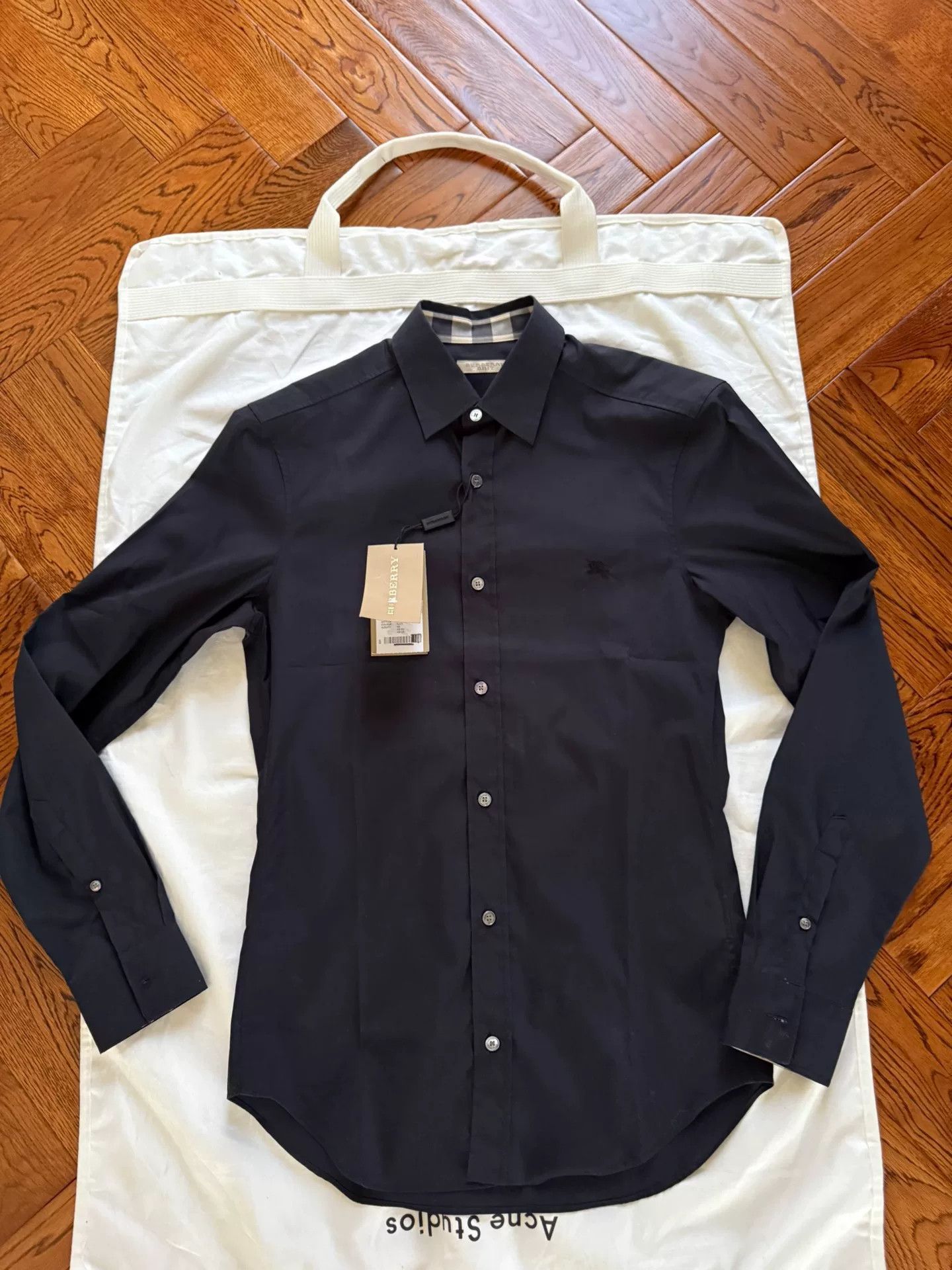 Burberry Burberry Men's Slim Fit Shirt XS Size US XS / EU 42 / 0 - 1 Thumbnail