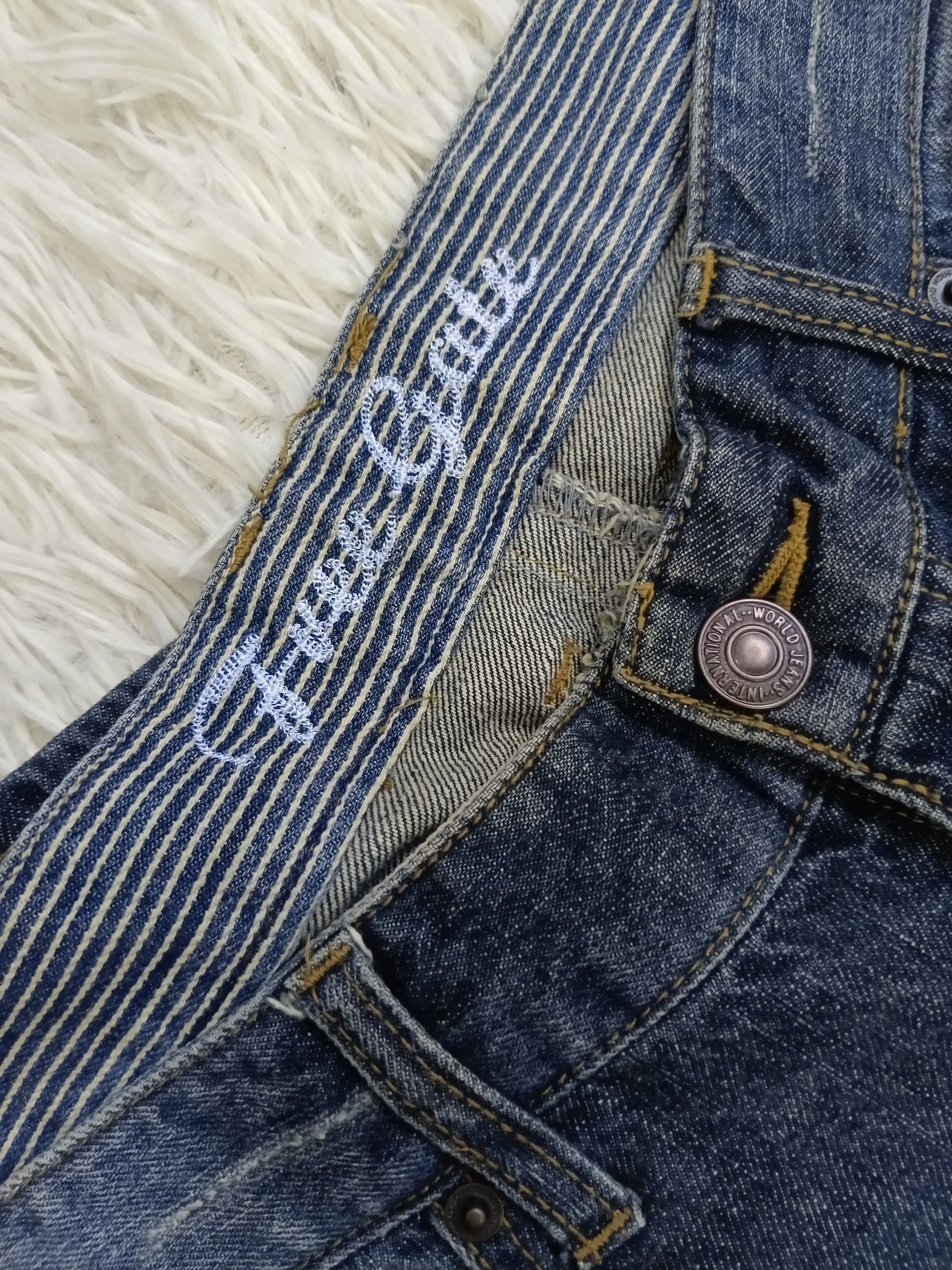 Japanese Brand PACTHWORK FREE GATE DENIM PANTS Size US 32 / EU 48 - 6 Thumbnail
