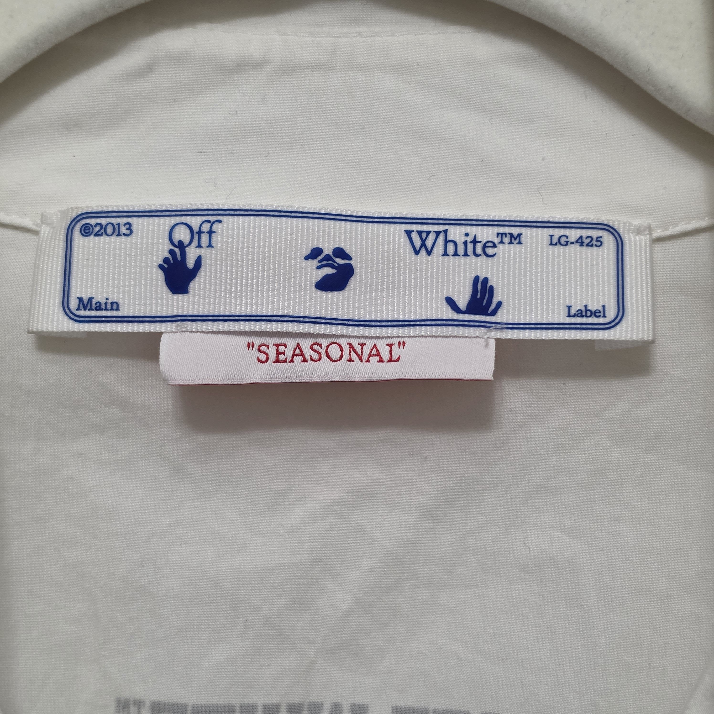 Off-White Exactly Opposite camp collar shirt Size US XL / EU 56 / 4 - 4 Thumbnail