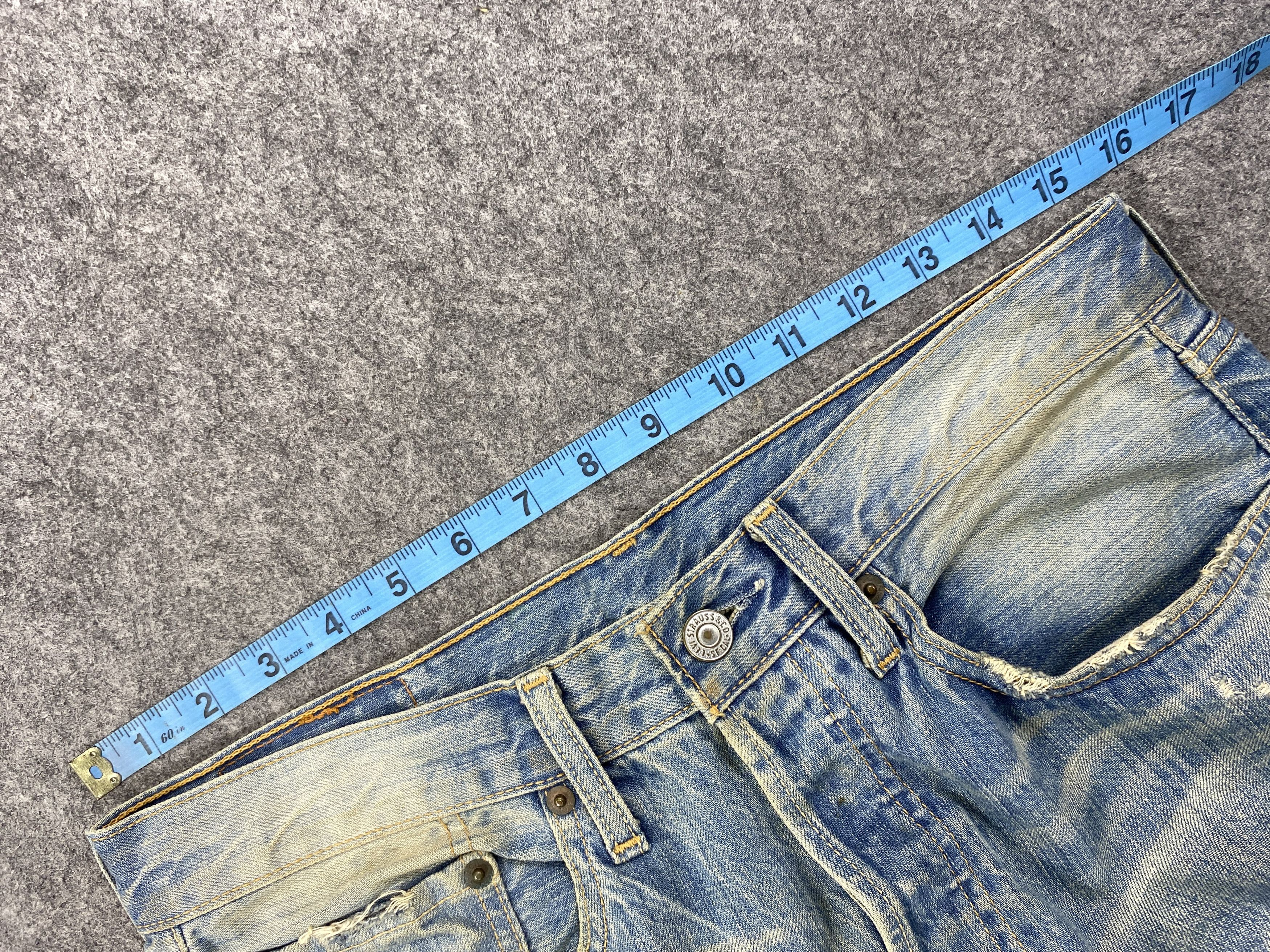 Levi's Dirty Blue Wash Vintage Levi's 501 Jeans 31x33 Denim -JN1513 Size US 31 - 5 Thumbnail