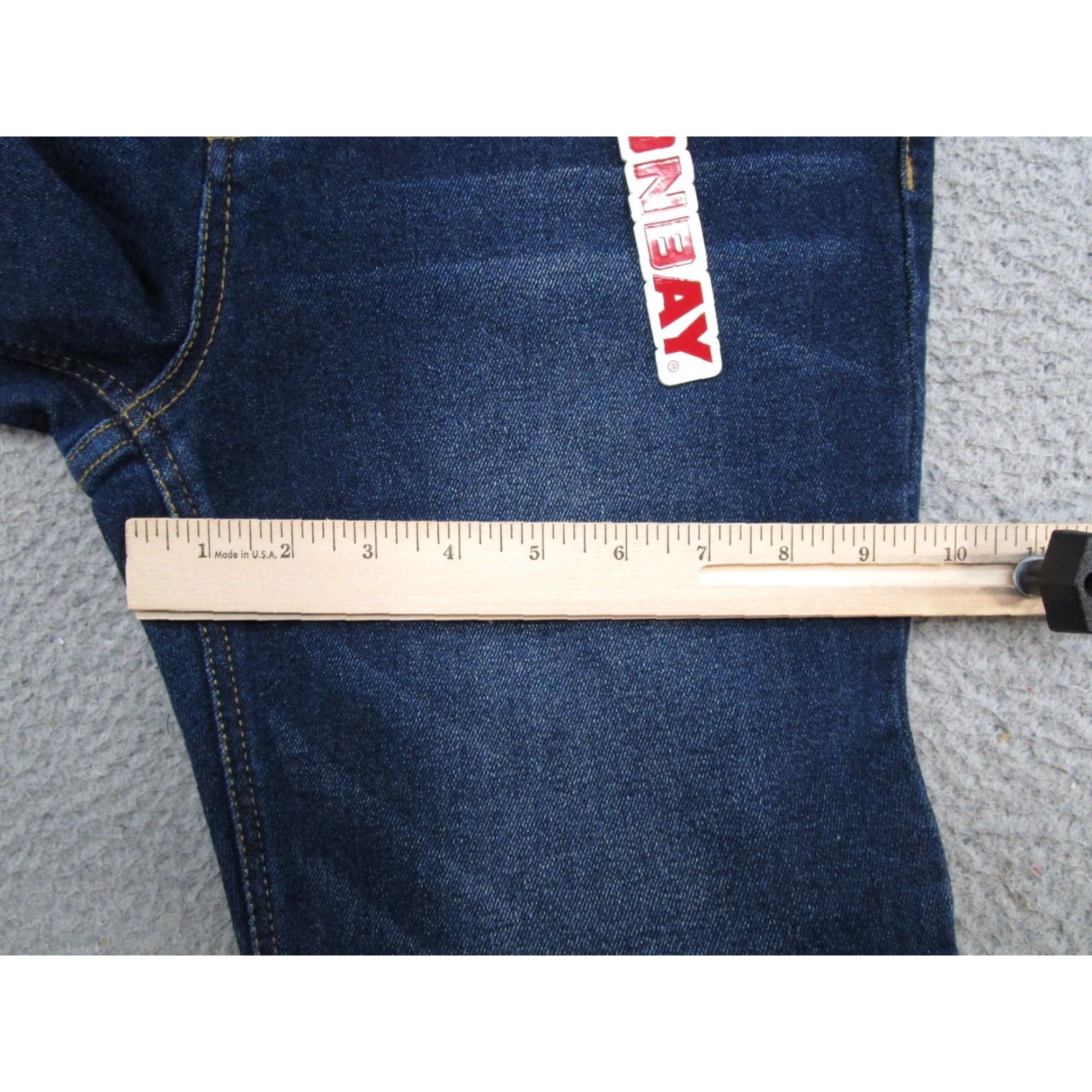Vintage VTG Y2K Union Bay Women's Button Fly High Rise Stretch Denim Jeans SZ 9 NEW Read Size 30" / US 8 / IT 44 - 7 Thumbnail