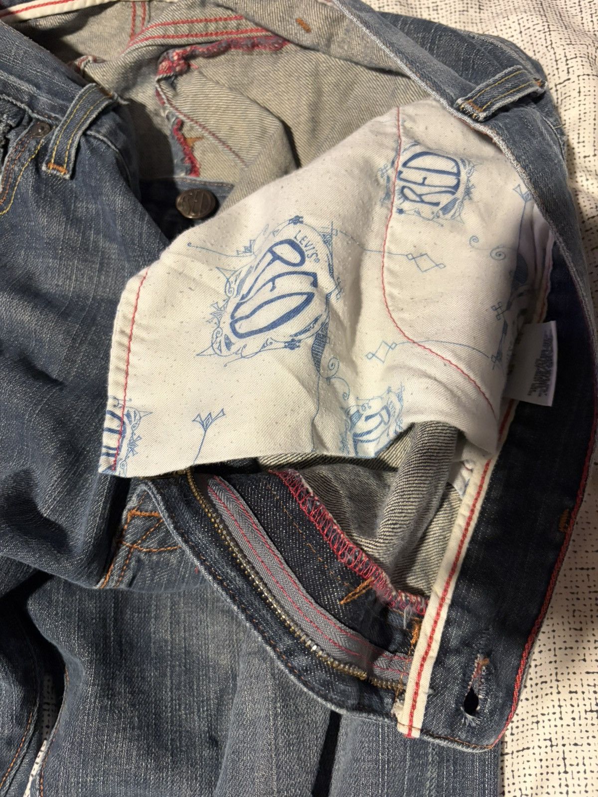Levi's levis RED jeans Size US 30 / EU 46 - 8 Thumbnail