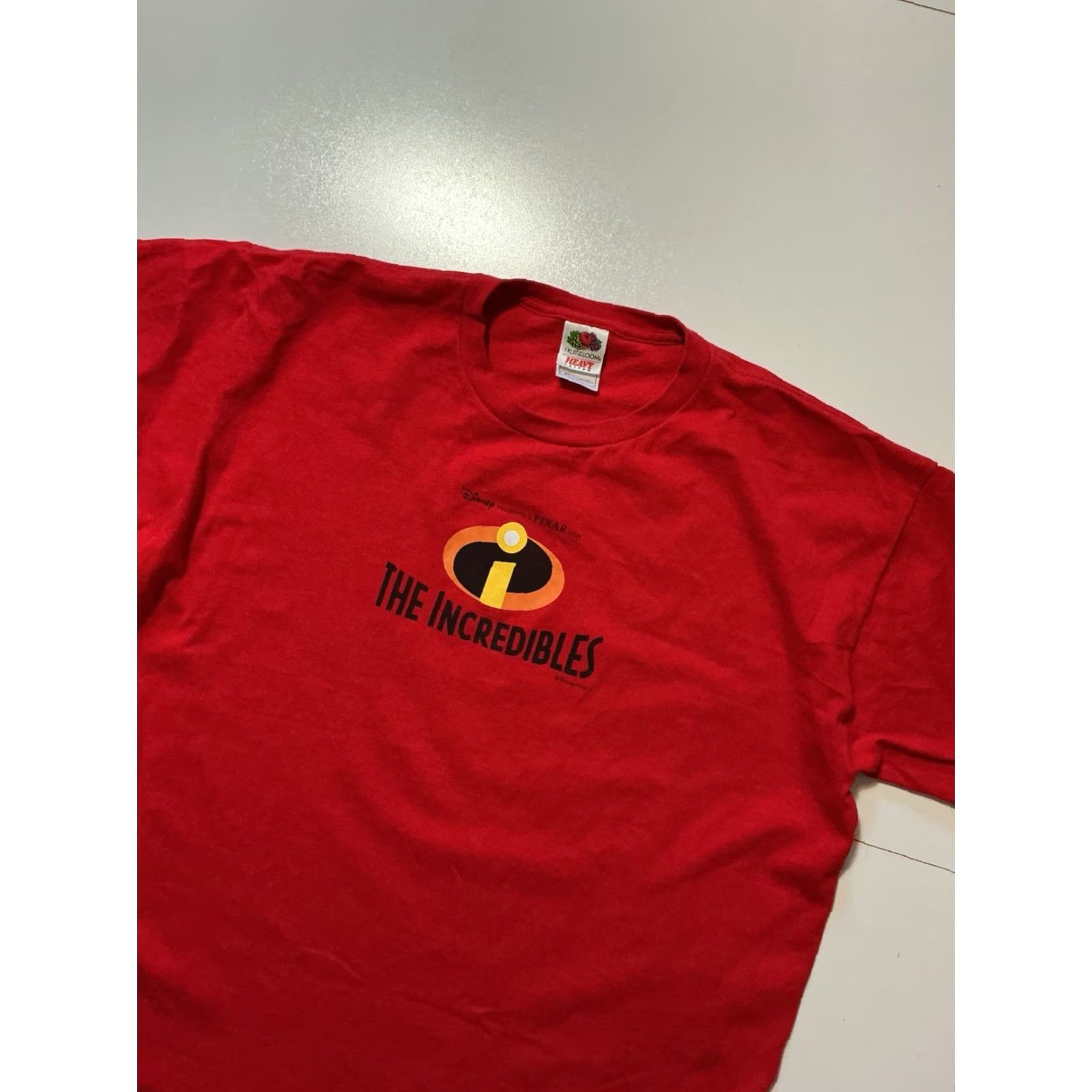 Fruit Of The Loom VINTAGE 2004 Y2K Disney Pixar The Incredibles Movie Film Red Graphic T-Shirt XL Mens Bedrock? Size US XL / EU 56 / 4 - 4 Thumbnail