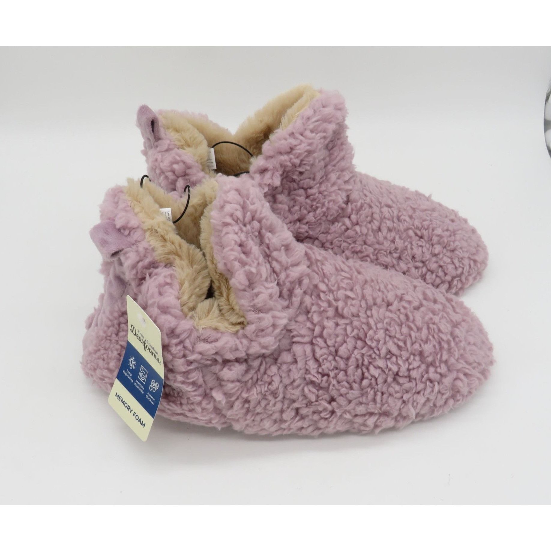 Other Dearfoams Cozy Women's Memory Foam Slippers Plush Sherpa Fle Size US 7 / IT 37 - 1 Thumbnail