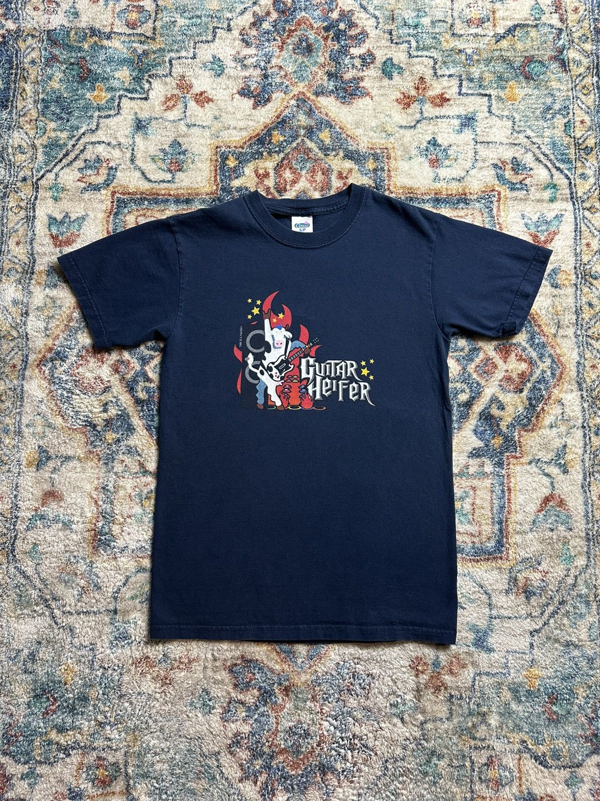 Vintage Vintage Cows Guitar Hero Parody T-shirt Small Size US S / EU 44-46 / 1 - 1 Thumbnail