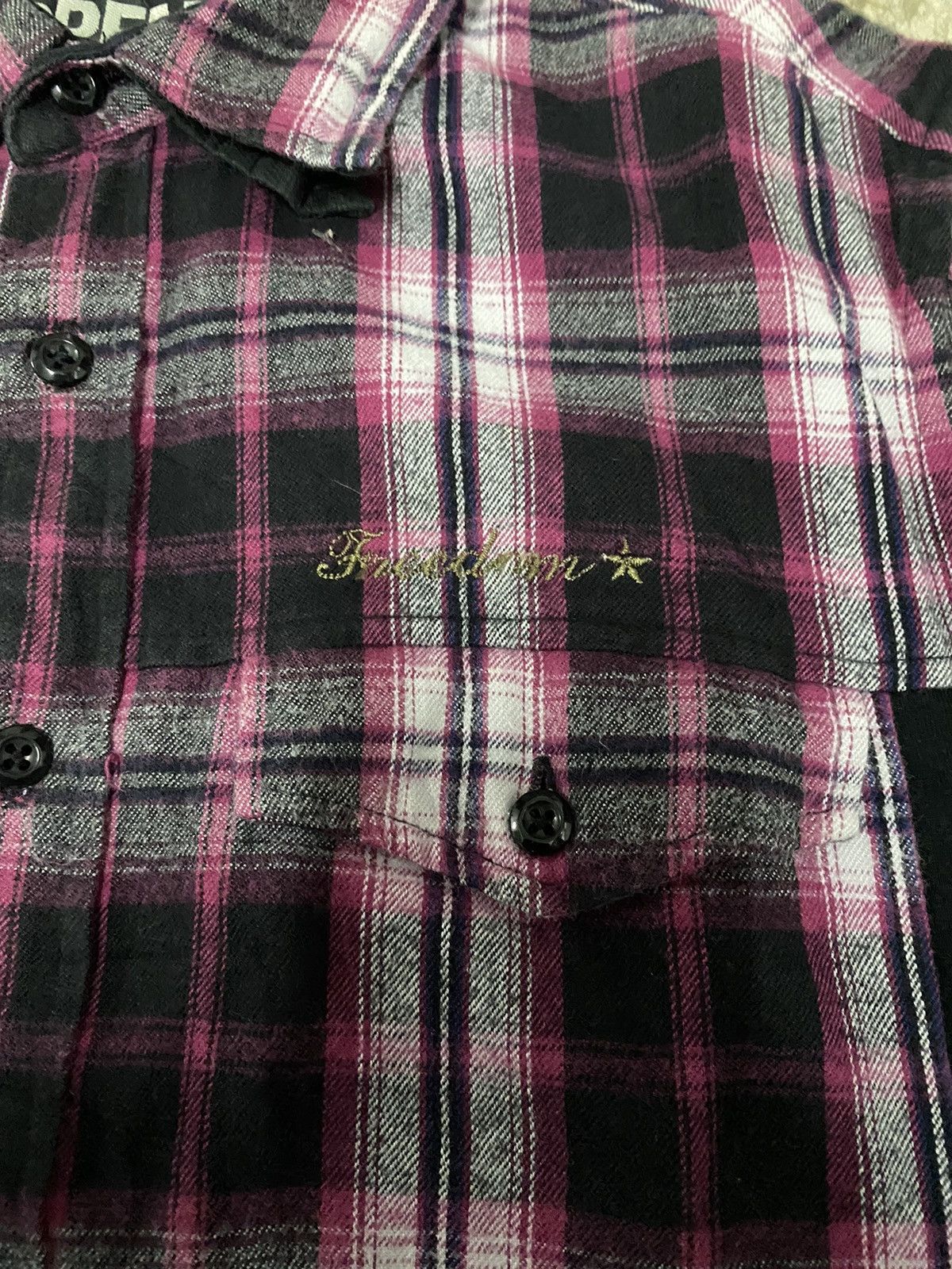 PPFM PPFM FULL BUTTON UP DISTRESSED COWBOY SHIRT REVOLUTION JAPAN Size US L / EU 52-54 / 3 - 5 Thumbnail