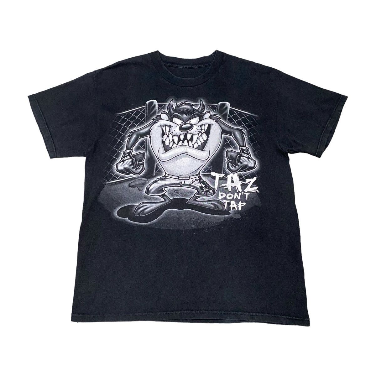 Cartoon Network × Vintage × Warner Bros Vintage 90’s Tazmania Movie Taz Don’t Tap T Shirt Acme Size US L / EU 52-54 / 3 - 1 Thumbnail