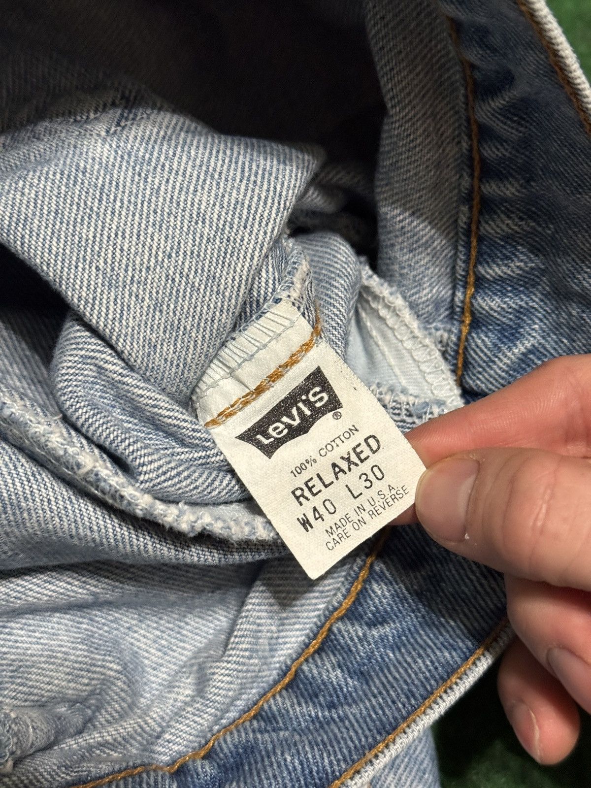 Levi's Vintage Clothing Vintage Levis 540 Relaxed Wide Leg 40x30 USA Made Jeans Size US 40 / EU 56 - 5 Thumbnail