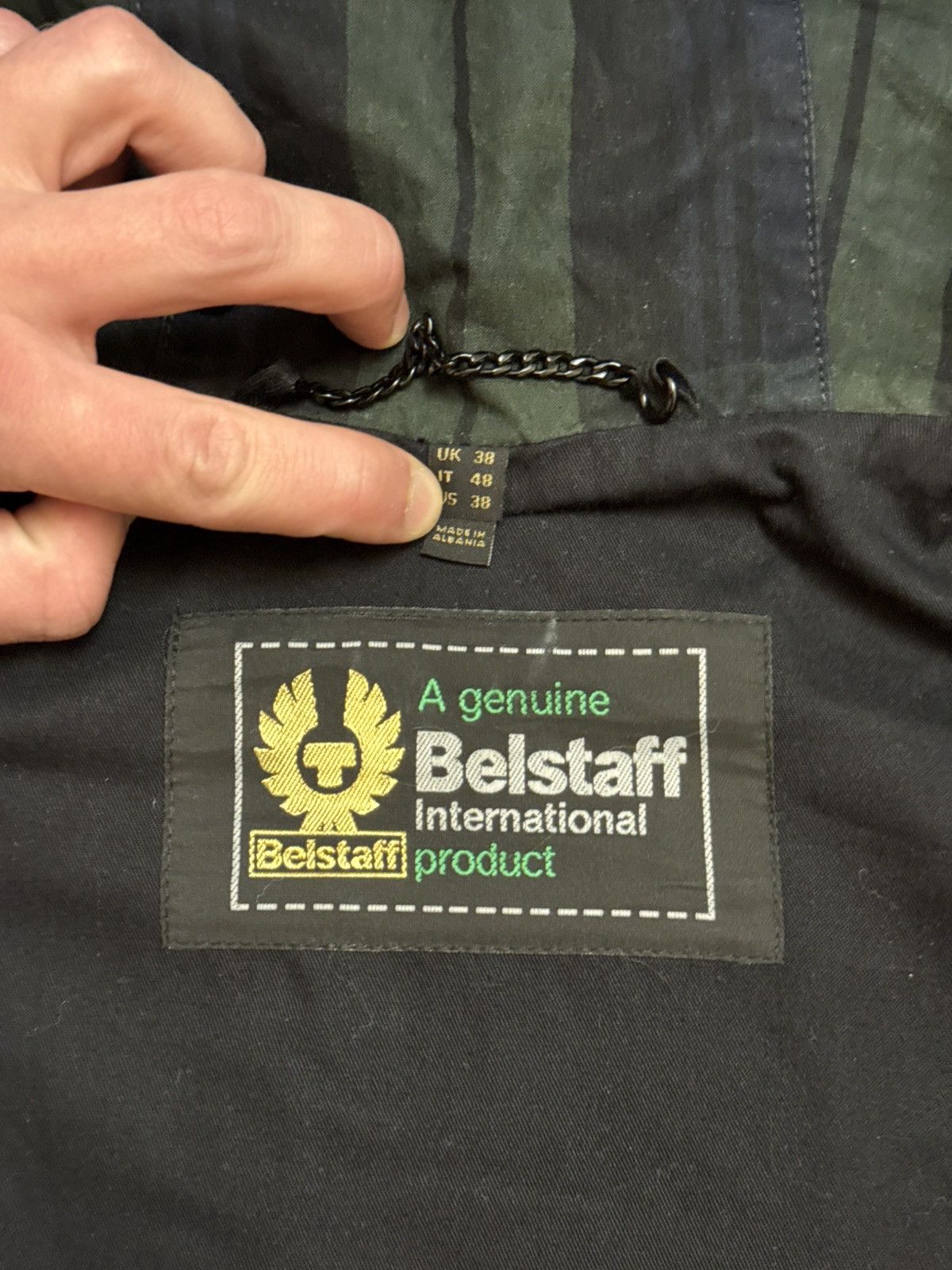Belstaff Belstaff Watchman Wax Jacket Raincoat Checked Mens M Size US M / EU 48-50 / 2 - 21 Thumbnail