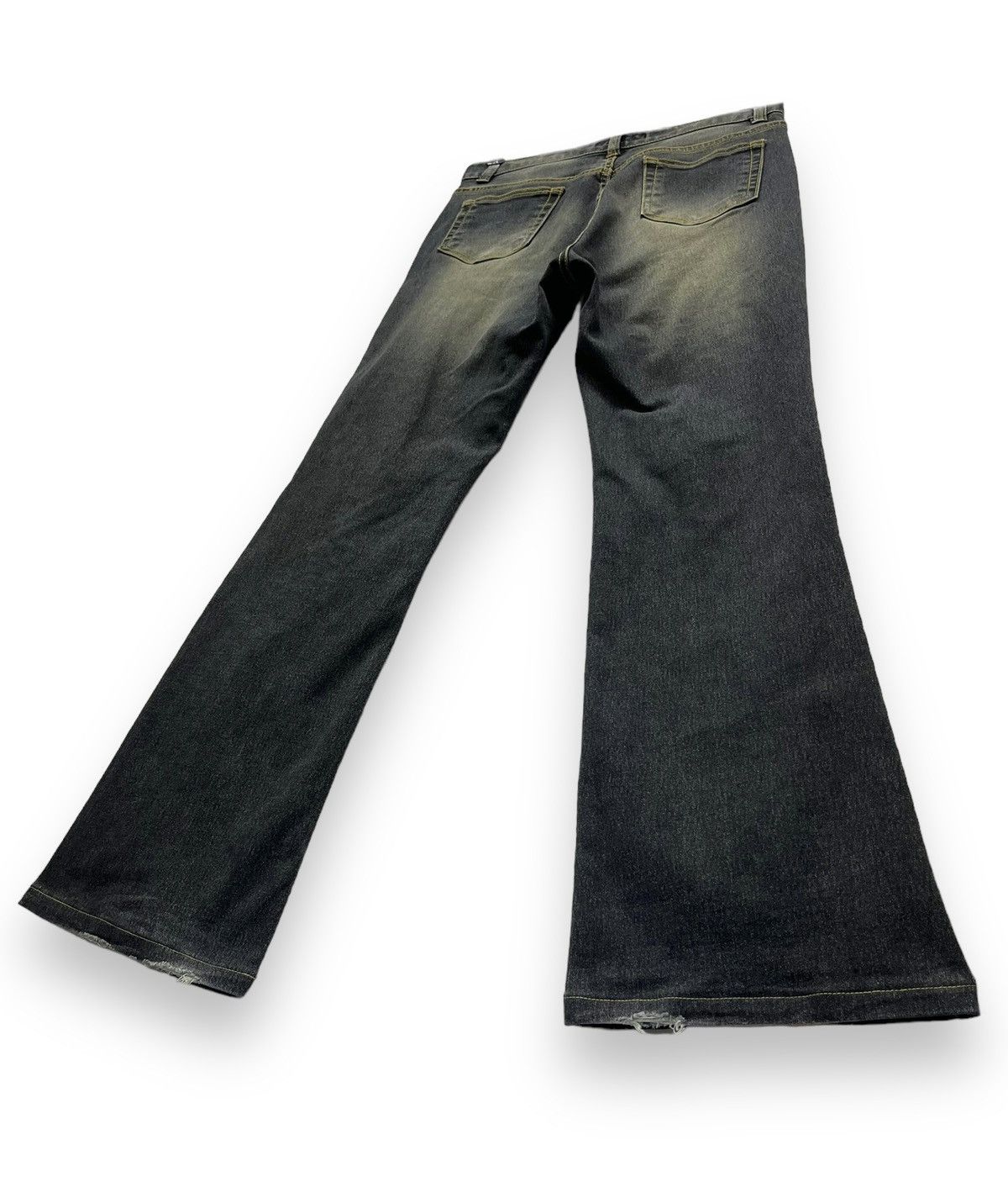 Japanese Brand 🔥FLARE MATSUNO Stretch Spliced Denim Woman’s Pants Size 29" - 8 Thumbnail