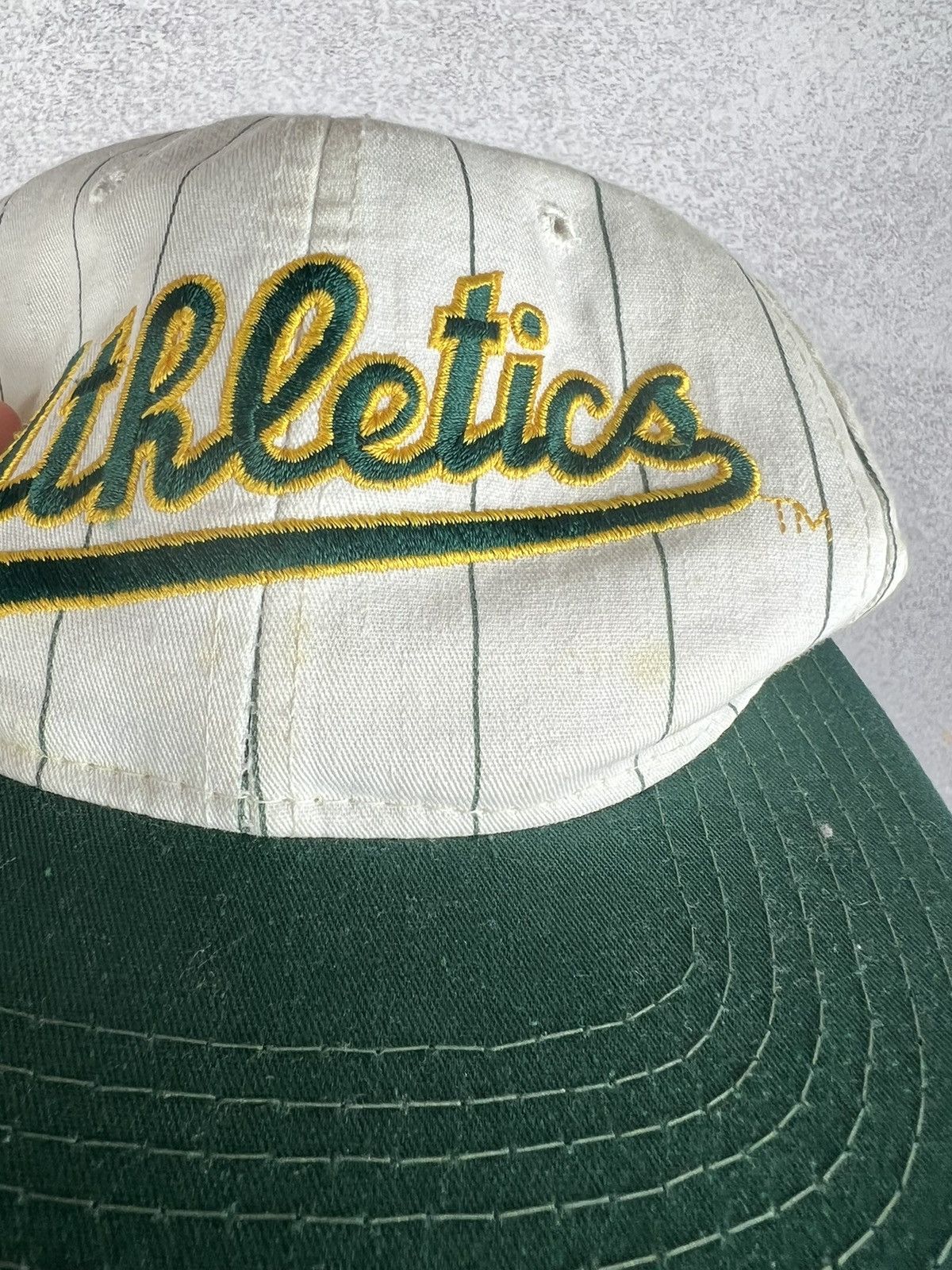 Starter Rare!Vintage Oakland Athletics Starter 90s Cap SnapBack Hat Size ONE SIZE - 3 Thumbnail