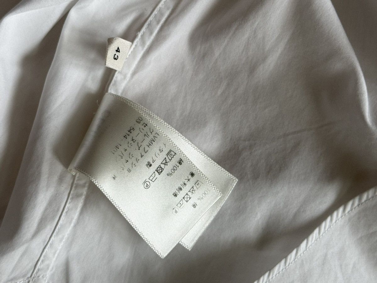 Celine Celine blade mandarin stand up collar white poplin shirt Size US XL / EU 56 / 4 - 8 Thumbnail