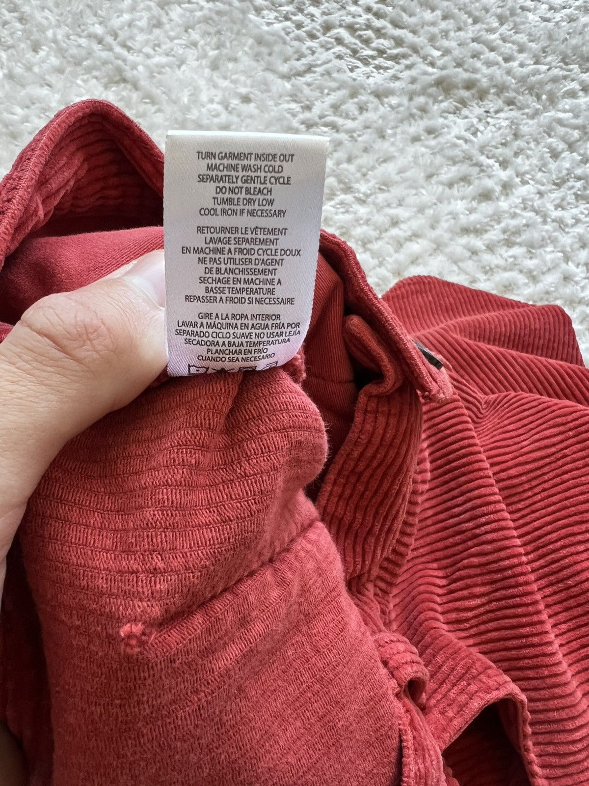 Elwood Elwood Red Corduroy Shorts Size US 32 / EU 48 - 5 Thumbnail