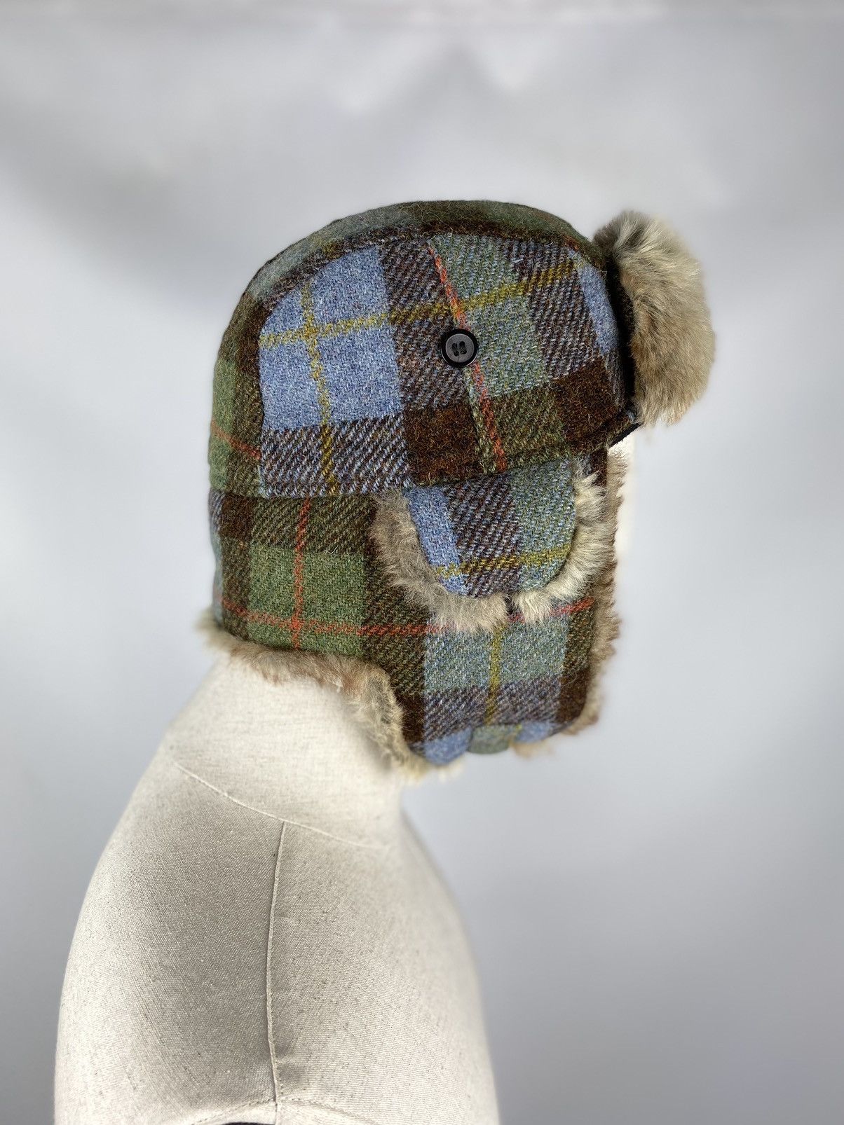 Harris Tweed Harris Tweed wool trapper Ushanka hat size L Size ONE SIZE - 8 Thumbnail