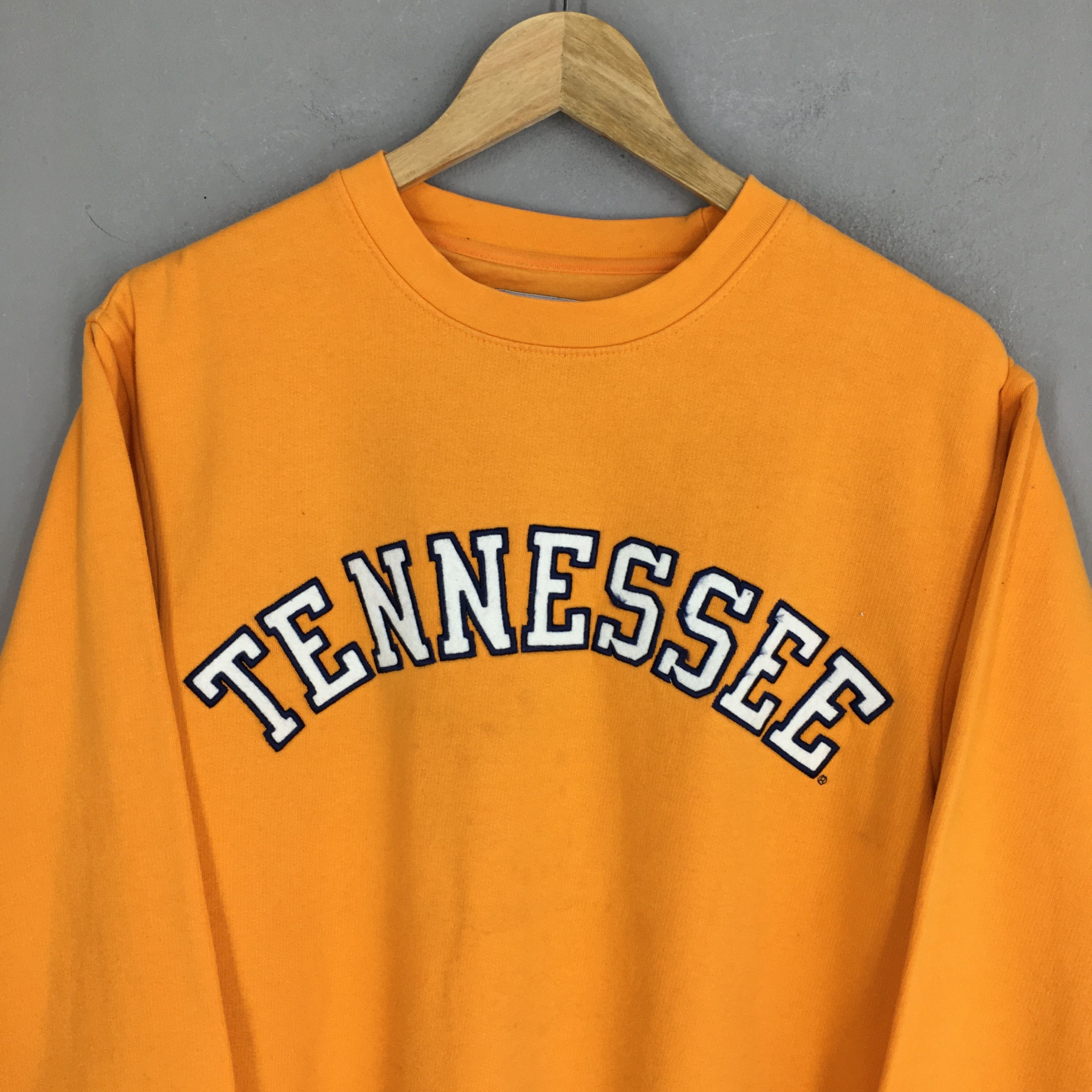 MLB × NCAA × Vintage Vintage University Of Tennessee Yellow Sweatshirt Medium Size US M / EU 48-50 / 2 - 2 Thumbnail