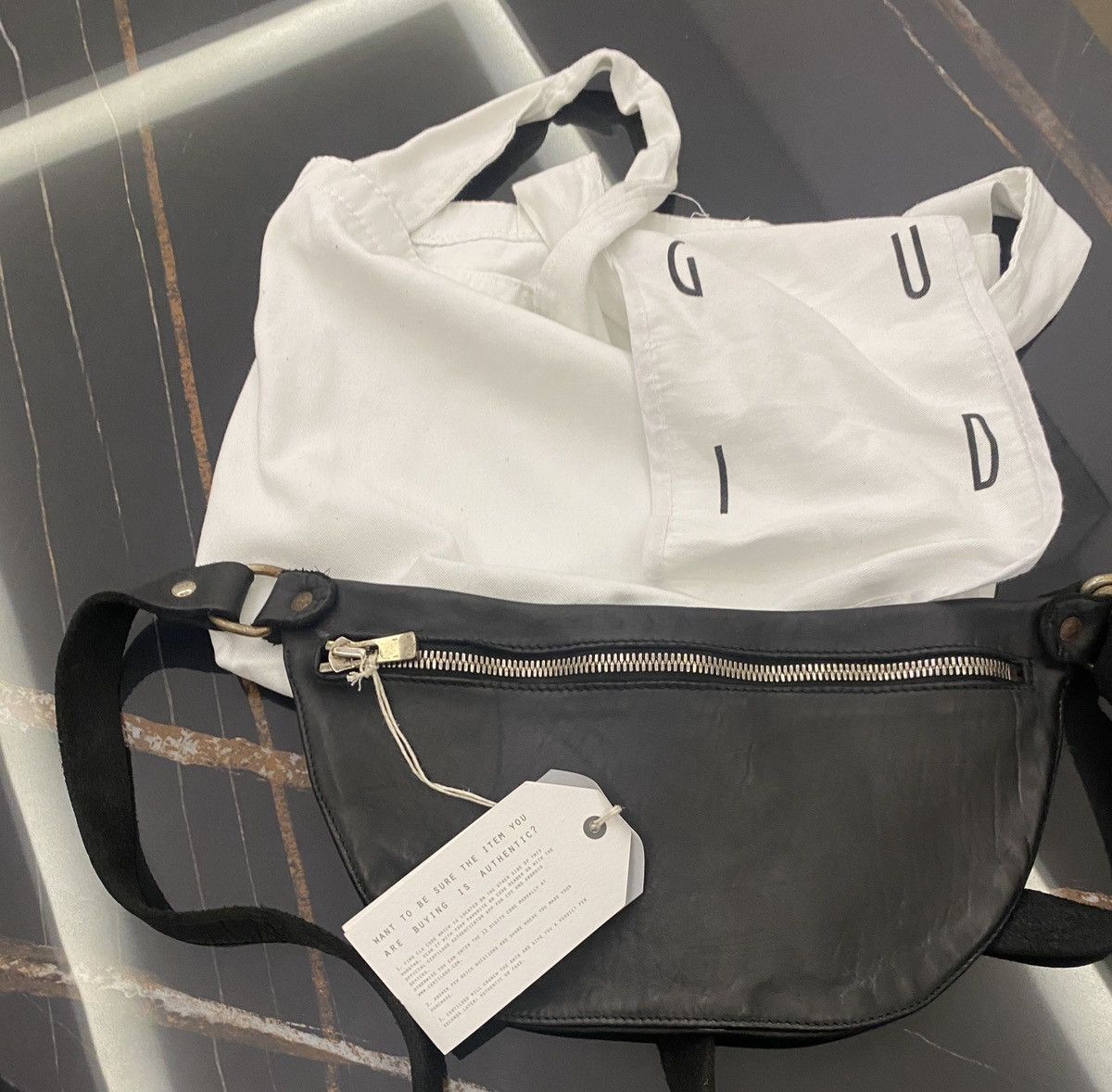 image of Guidi Bag Q100 Horse Leather in Black, Men's