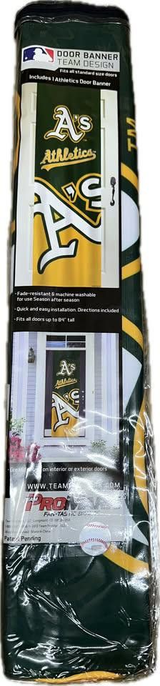 Designer Oakland Athletics A’s MLB Door Banner Size ONE SIZE - 4 Thumbnail