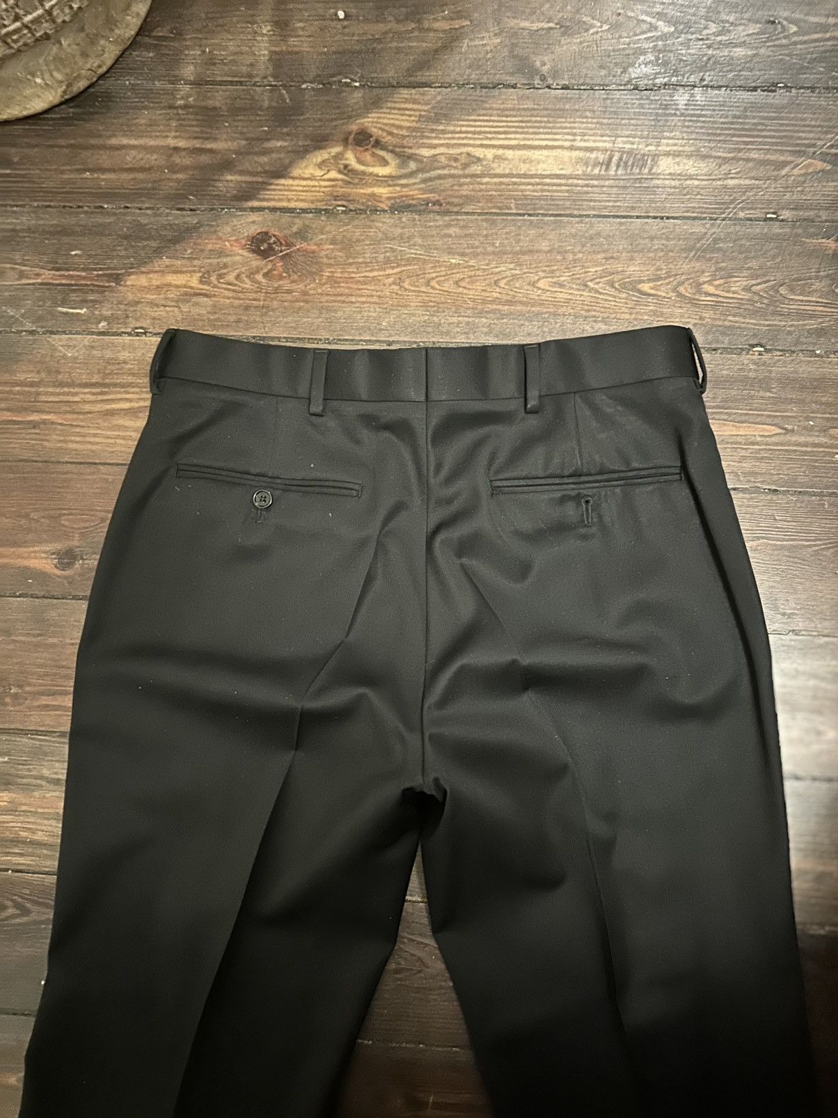 Ralph Lauren Ralph Lauren 100% Wool Black Dress Trousers 31W (Suit Pants) Size 34S - 7 Thumbnail