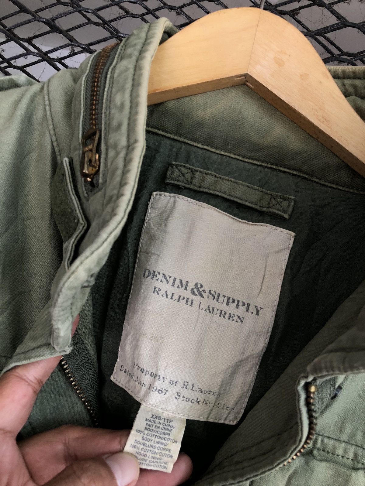 Polo Ralph Lauren DENIM & SUPPLY RALPH LAUREN PATCHWORK SASHIKO FIELD JACKET Size US XXS / EU 40 - 6 Thumbnail