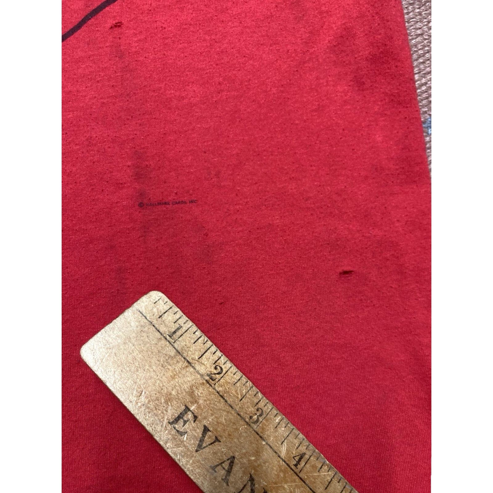 Vintage VINTAGE 80s Halloween Monster Face Bats Distressed Single Stitch XL T-Shirt Men Red Size US XL / EU 56 / 4 - 5 Thumbnail
