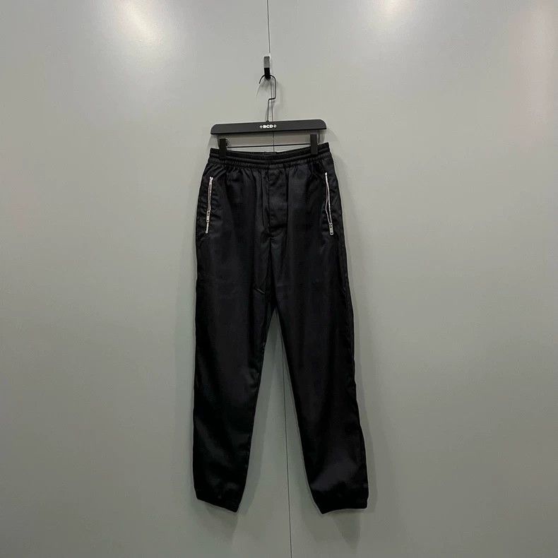 Givenchy Givenchy Size46 Black Jacquard Logo Printed Trousers Size US 28 / EU 44 - 1 Thumbnail