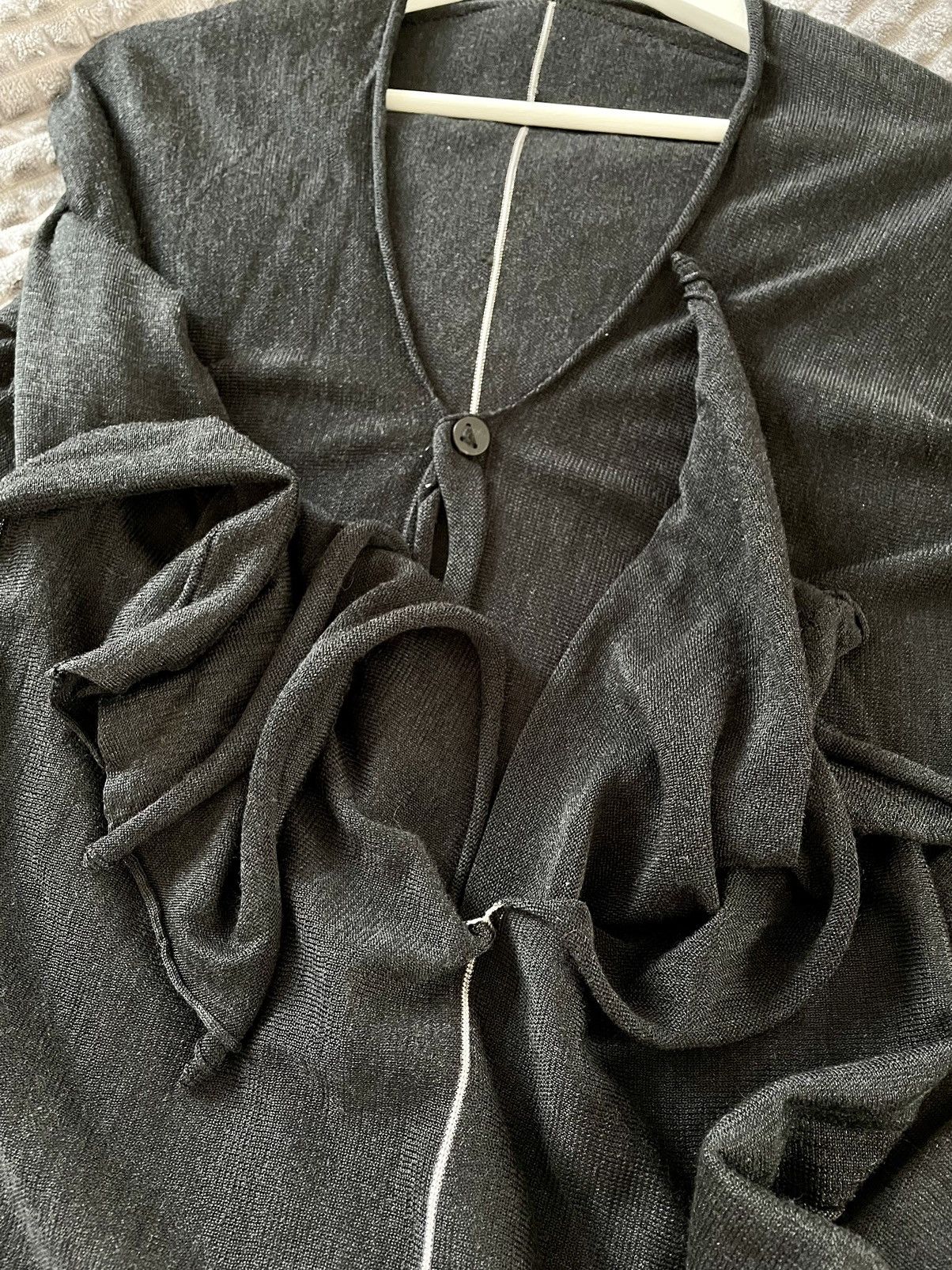 Carpe Diem Label Under Construction Lightweight Buttoned Long Cardigan Size US M / EU 48-50 / 2 - 17 Thumbnail