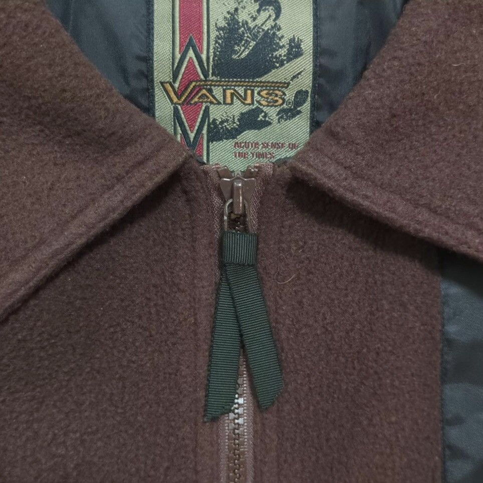Vans Vintage 90s VANS Old Vans fleece zip-up blouson Jacket Size US M / EU 48-50 / 2 - 10 Thumbnail