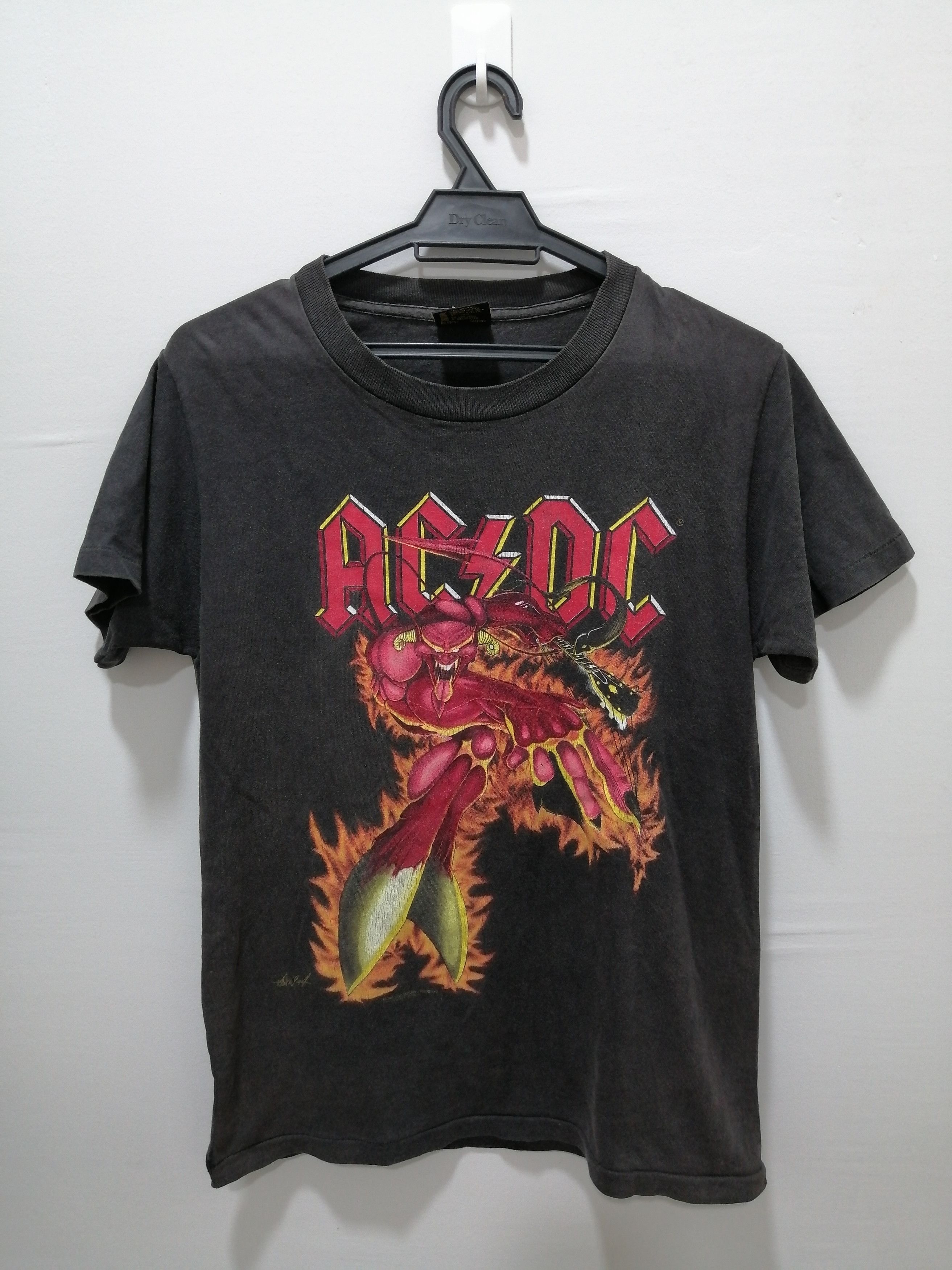Band Tees VINTAGE 90'S ACDC BAND SHIRT Size US M / EU 48-50 / 2 - 1 Thumbnail