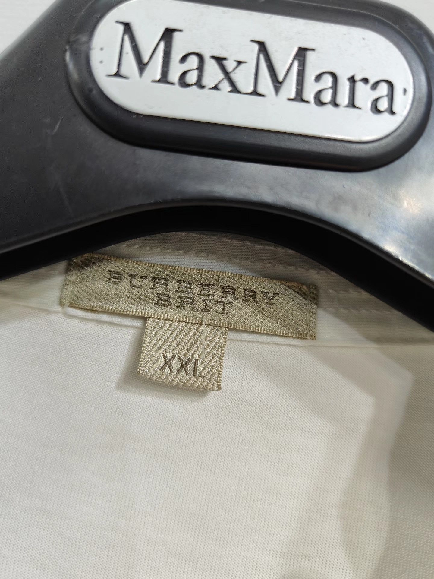 Burberry BURBERRY Men's White Short Sleeve Top K29 Size US XXL / EU 58 / 5 - 5 Thumbnail