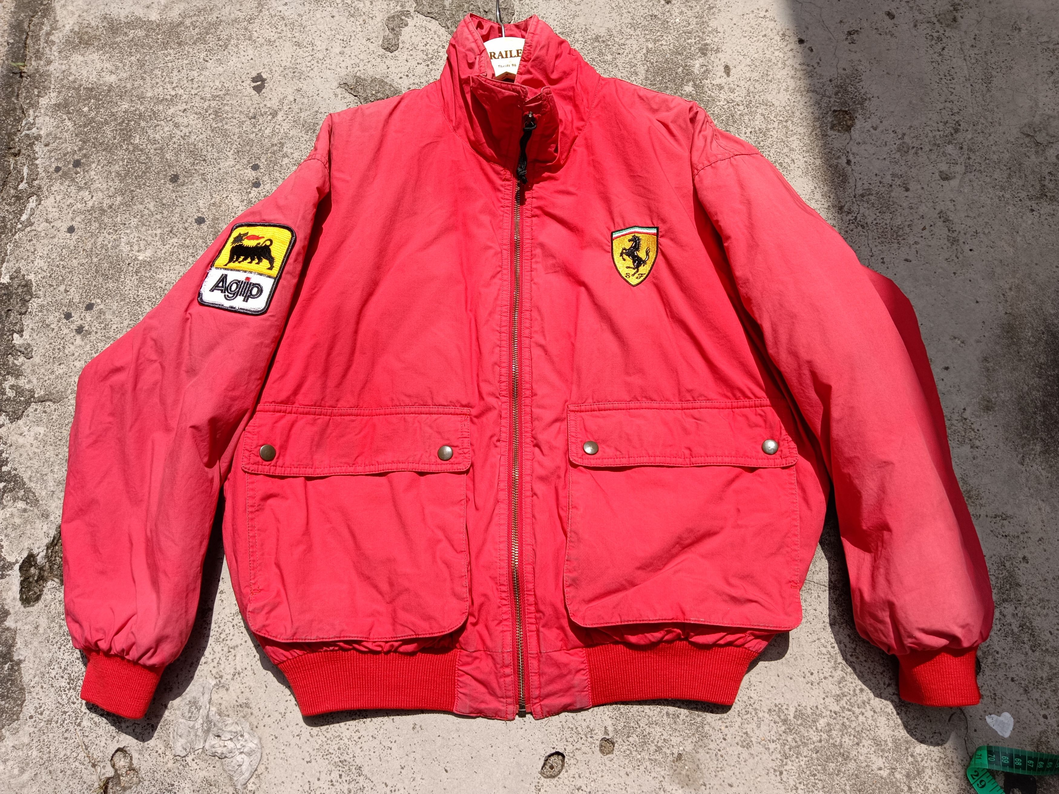 Ferrari 🔥 VINTAGE FERRARI 🐎JACKET 🔥 sun feded 🔥 VERY RARE 🔥 Size US L / EU 52-54 / 3 - 6 Thumbnail