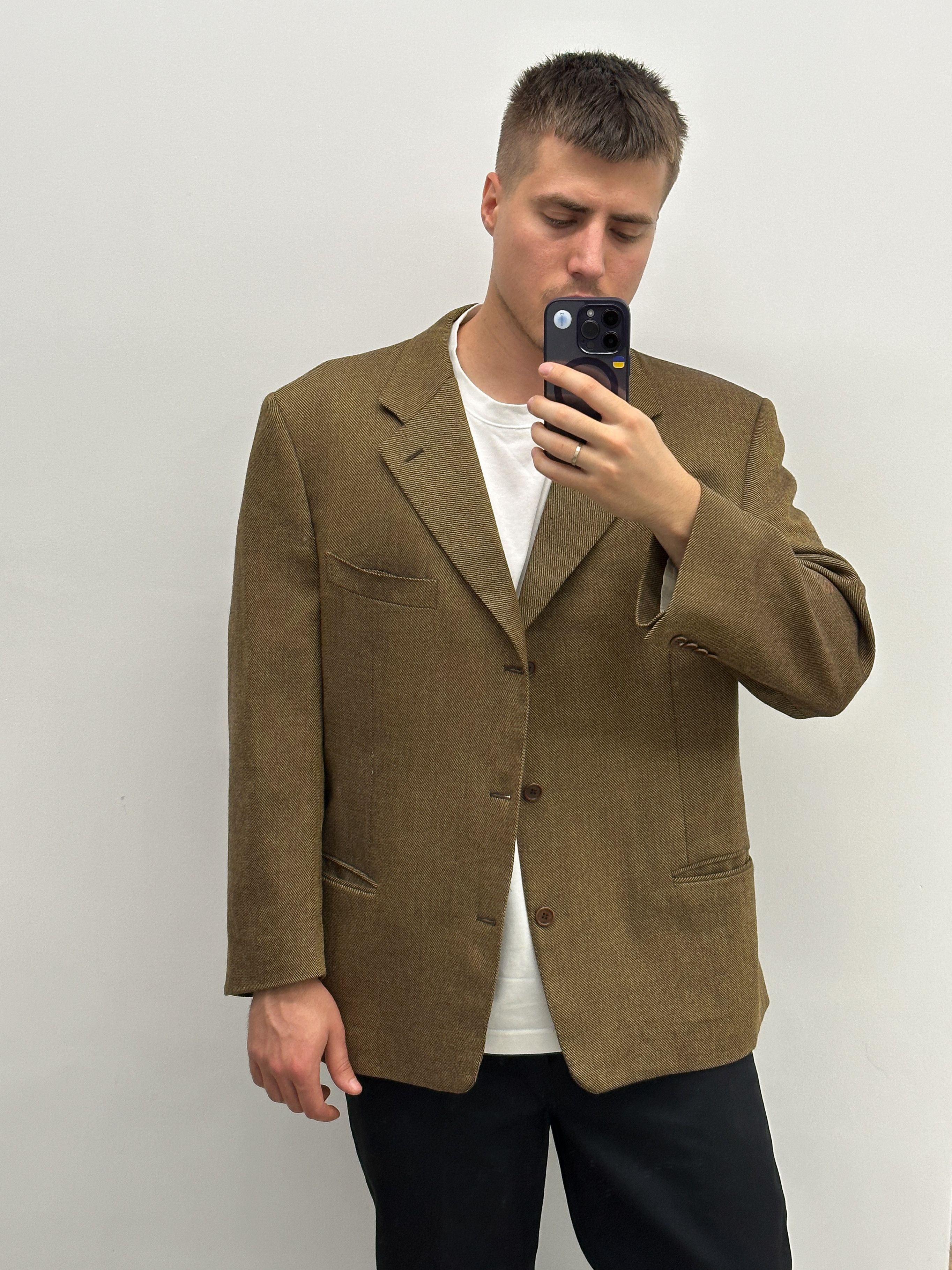 Canali × Vintage Vintage Canali Blazer Jacket Size 42R - 2 Thumbnail