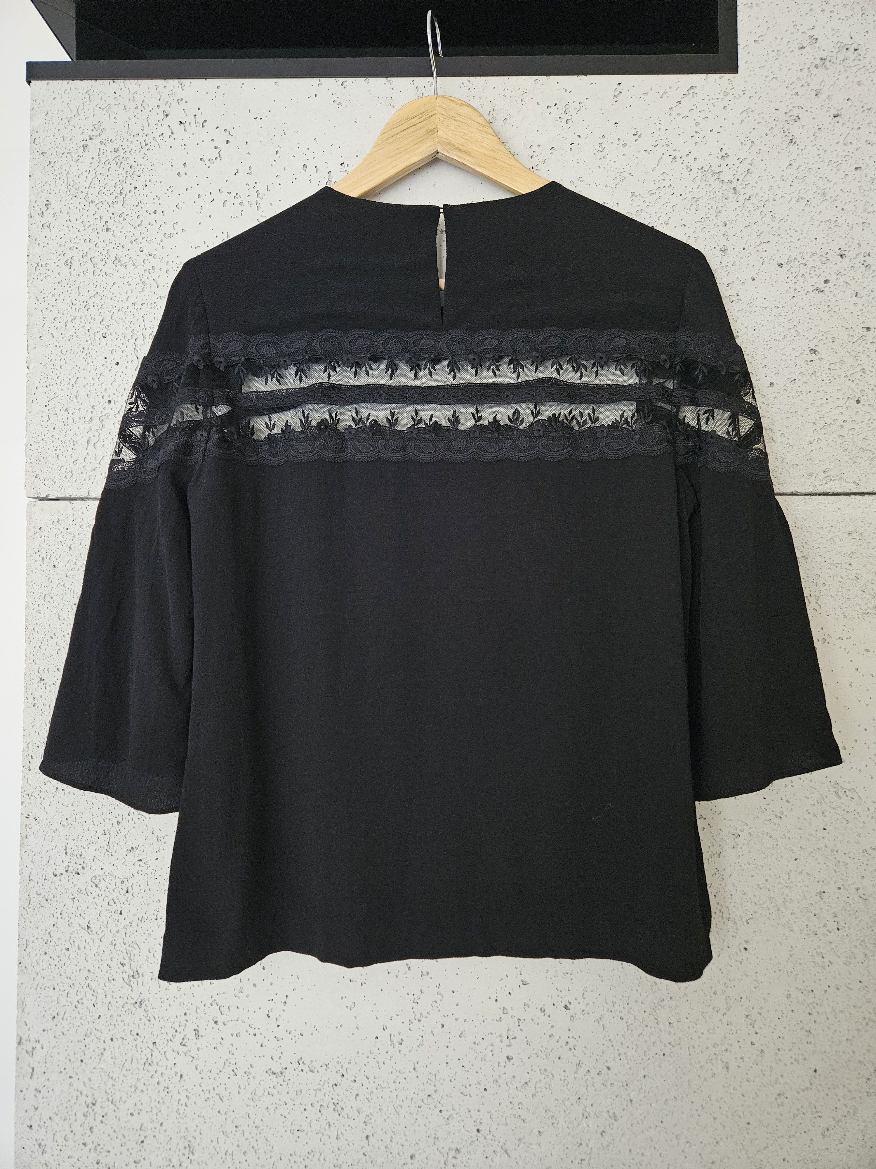 Sandro Sandro boho lace top blouse Size S / US 4 / IT 40 - 4 Thumbnail