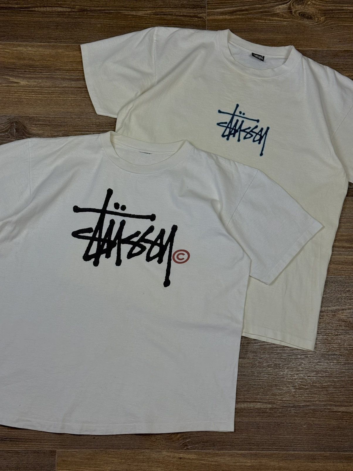 Stussy Vintage 90's Stussy Made in USA Big Logo Single Stitch Shirt Size US XL / EU 56 / 4 - 1 Thumbnail