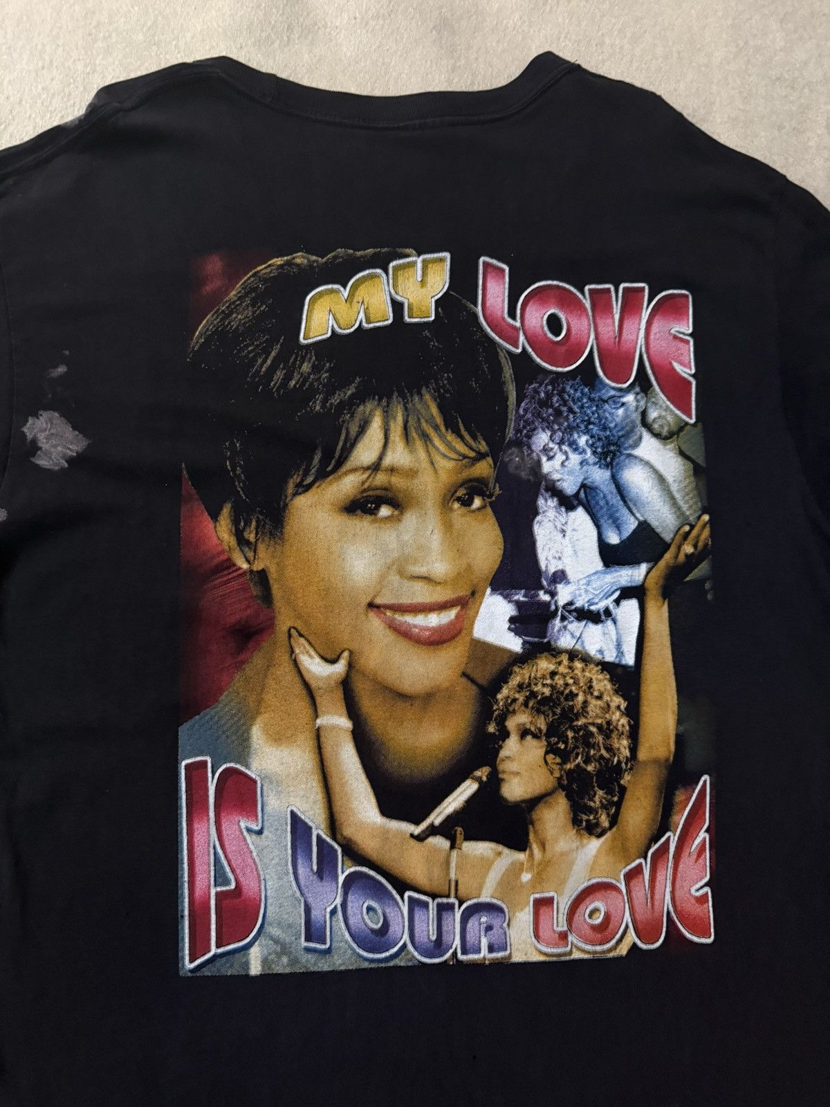 Rap Tees Vintage 90s Whitney Houston RapTee Always Love You Shirt XL Size US XL / EU 56 / 4 - 4 Thumbnail
