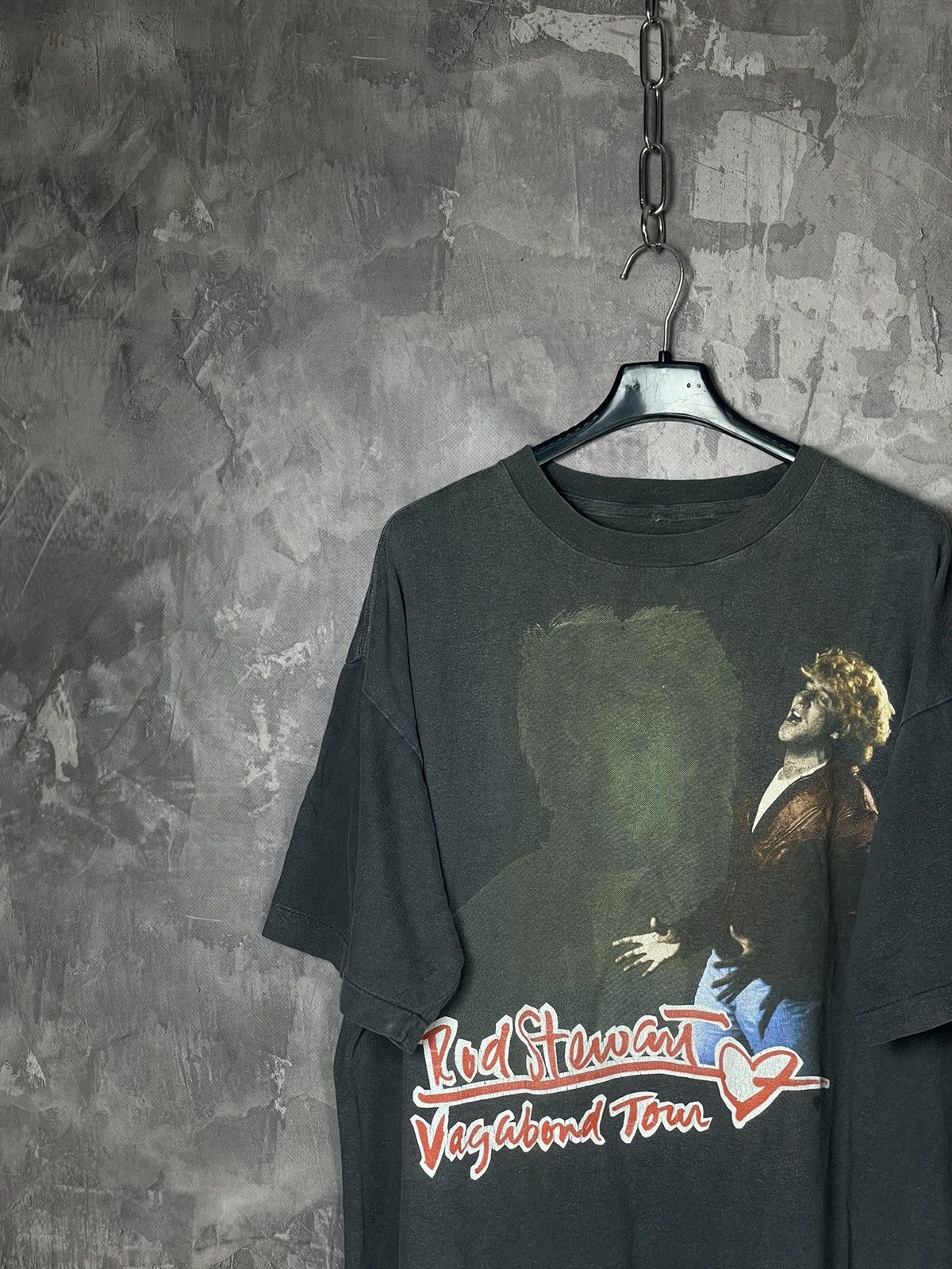 Band Tees × Vintage Vintage 90s Rod Stewart Tour Oversize T-shirt Size US L / EU 52-54 / 3 - 4 Thumbnail