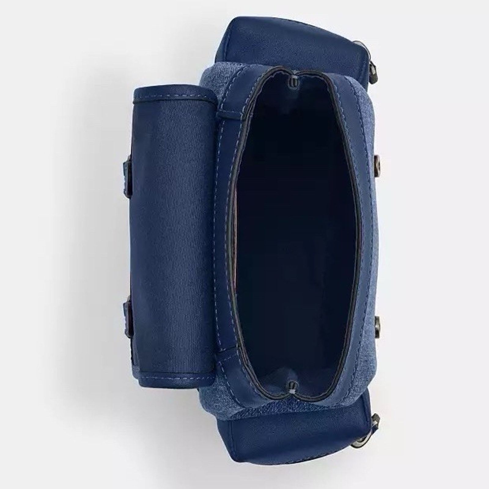 Coach NWT Coach Sprint Sling Pack Leather Denim CBF64 Deep Blue Size ONE SIZE - 8 Thumbnail