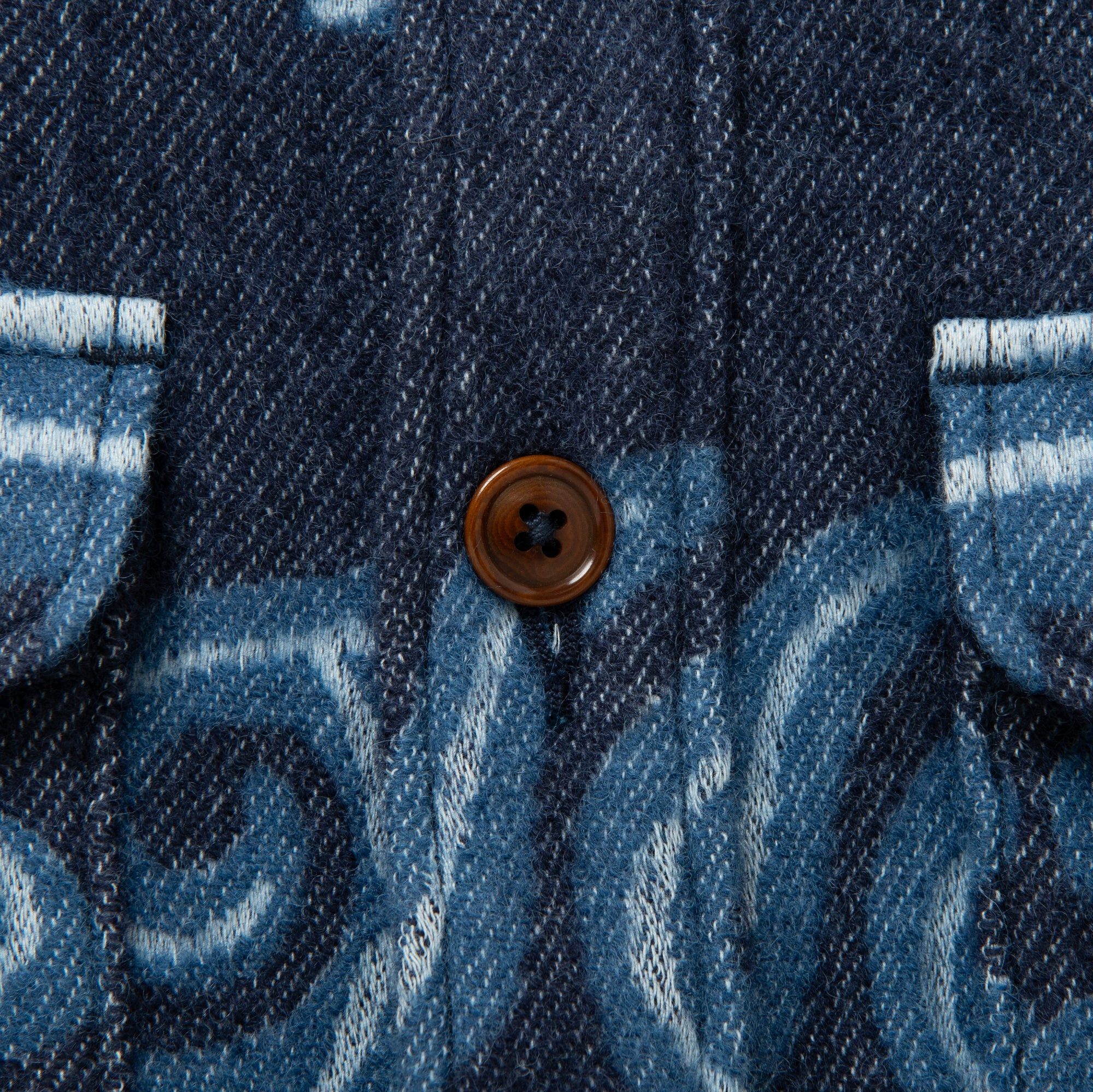 Designer × Studio D'Artisan Studio D'Artisan "Ainu" Blanket Shirt [SP-106] (size 38) Size US S / EU 44-46 / 1 - 4 Thumbnail