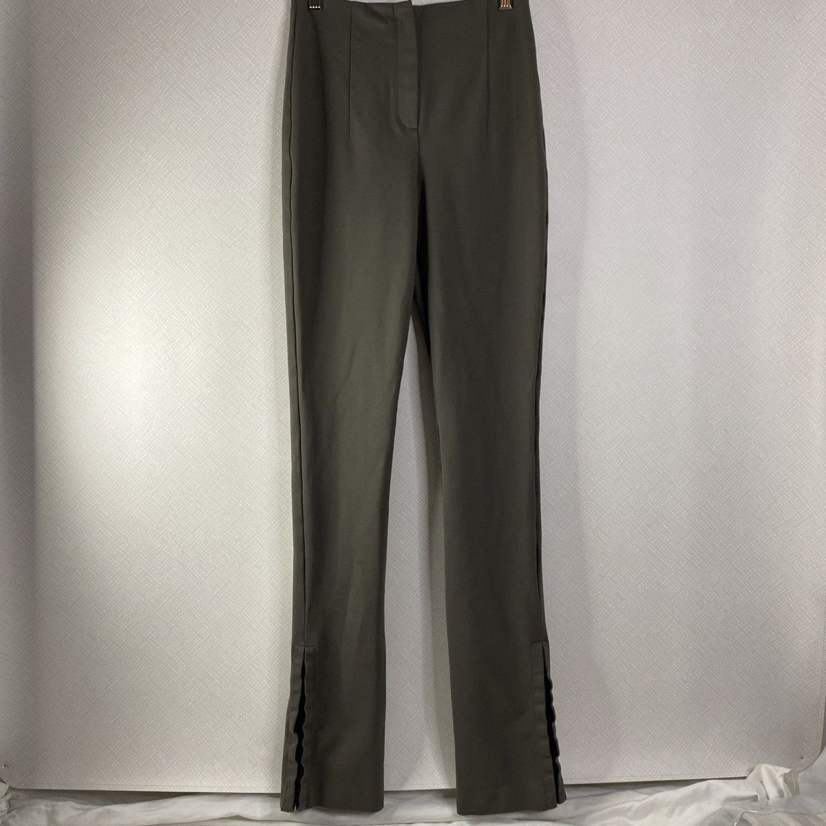 Zara Zara Pants Women's Olive Green Sz XS Career Casual EUC Size 25" / US 0 / IT 36 - 1 Thumbnail