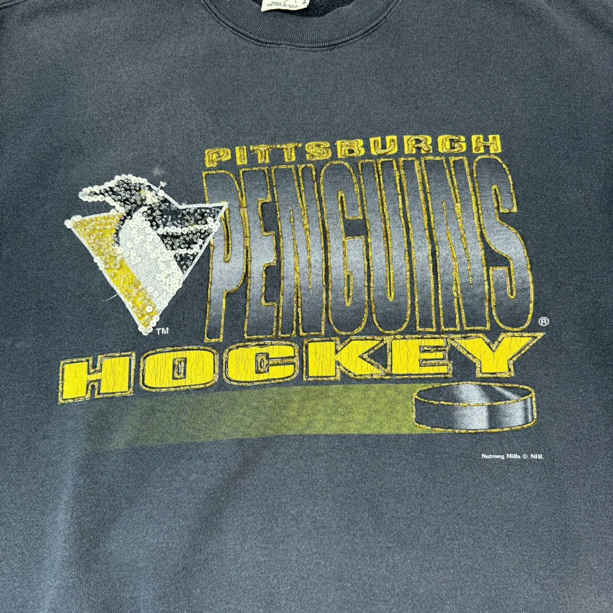 NHL × Nutmeg × Vintage Vintage Pittsburgh Penguins Hockey NHL Streetwear Size US L / EU 52-54 / 3 - 4 Thumbnail