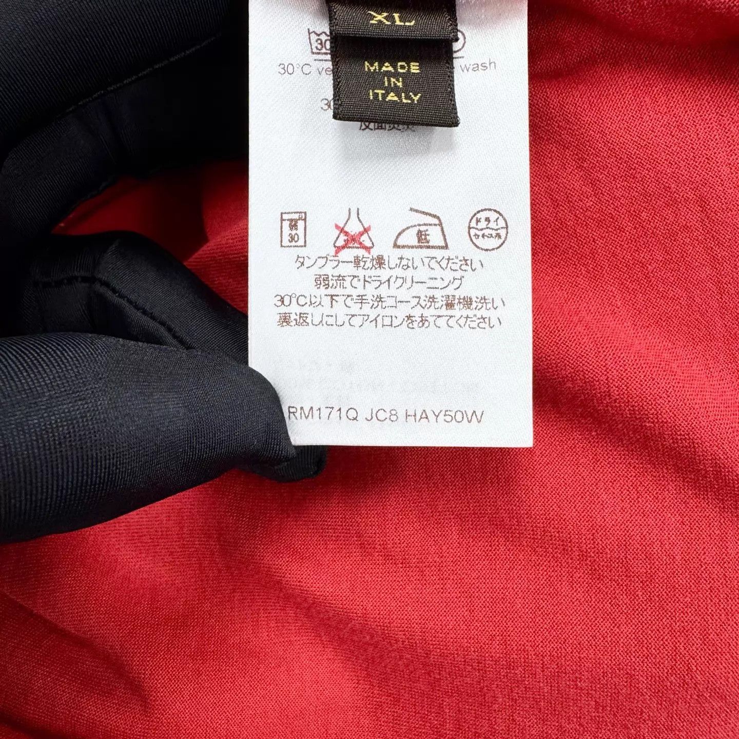 Louis Vuitton LV Red Embroidered Logo Short Sleeve Unisex XL Size US XL / EU 56 / 4 - 5 Thumbnail