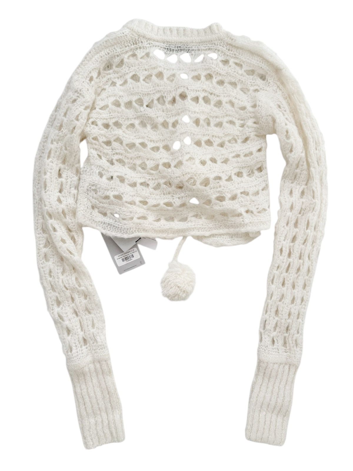 Vivienne Westwood $1,800 Cream Lacework Crop Baby Cardi Size M / US 6-8 / IT 42-44 - 5 Thumbnail