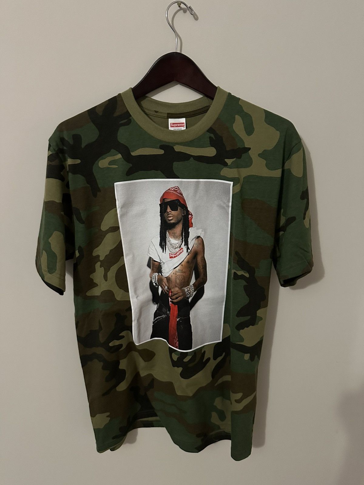 Supreme Supreme Playboi Carti large camo t shirt | Grailed