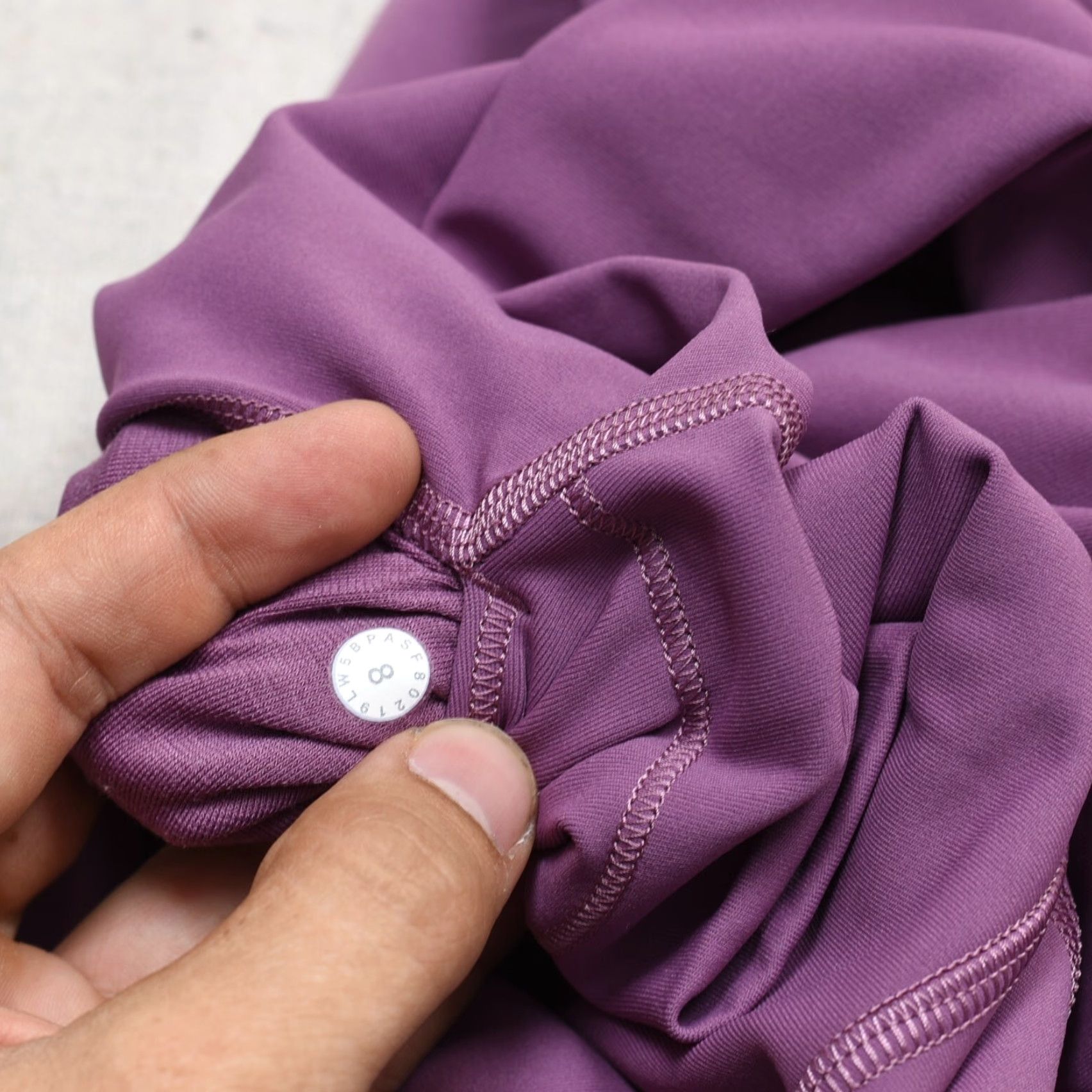Lululemon Lululemon Women Skinny Legging Pants Polyester Purple 8 Pull On Gym Casual Ankle Logo Womens Size 30" / US 8 / IT 44 - 8 Thumbnail
