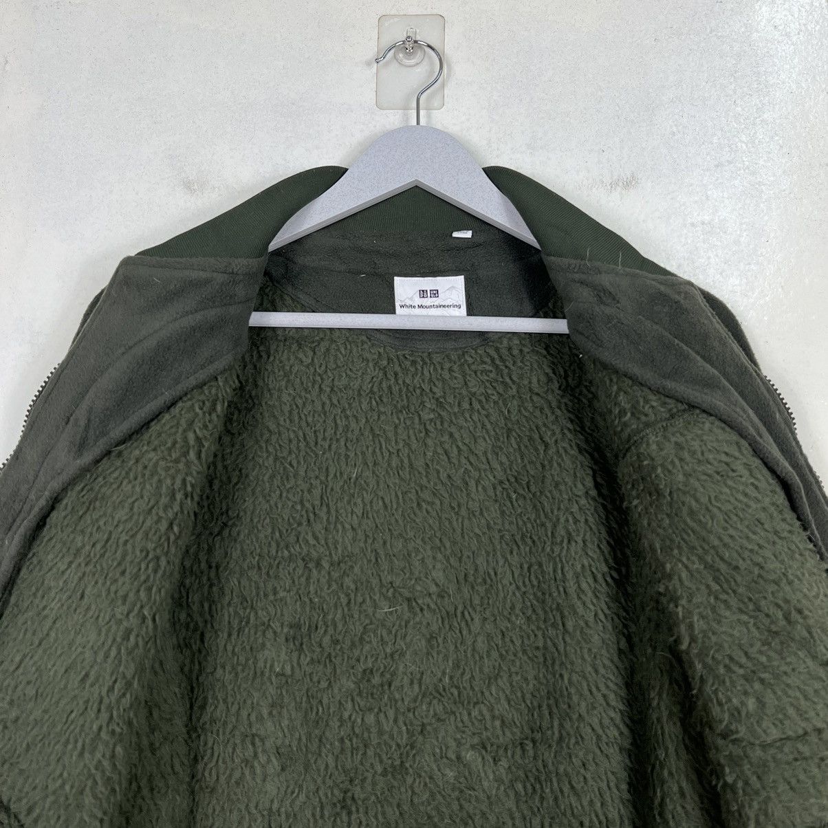 White Mountaineering 🔥 WHITE MOUNTAINEERING FLEECE BOMBER JACKET Size US S / EU 44-46 / 1 - 12 Thumbnail