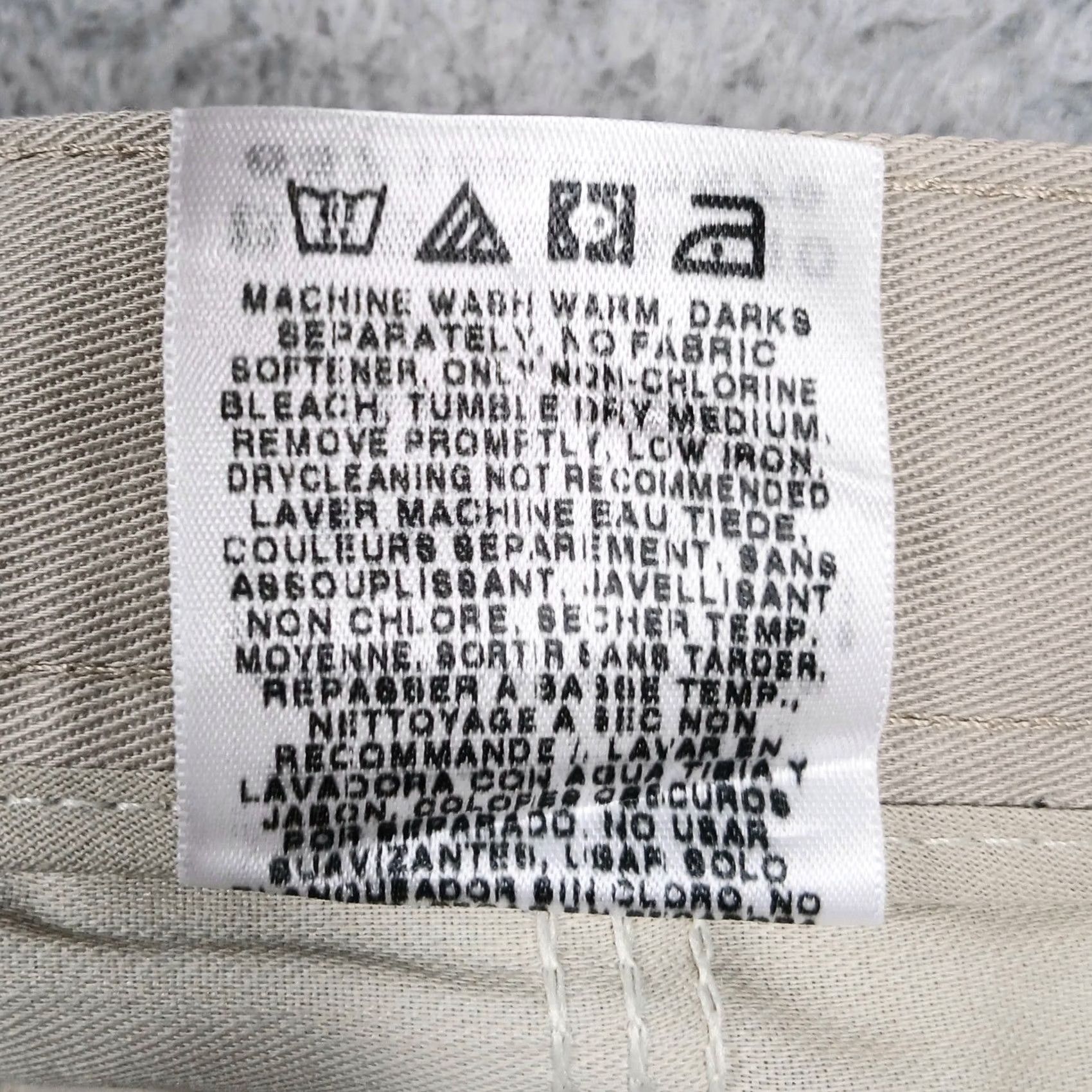Lee Lee Khaki Pants Men's 36x32 Chino Classic Inseam 32 Wrinkle Resistant Stain Resistant NWT Size US 36 / EU 52 - 6 Thumbnail