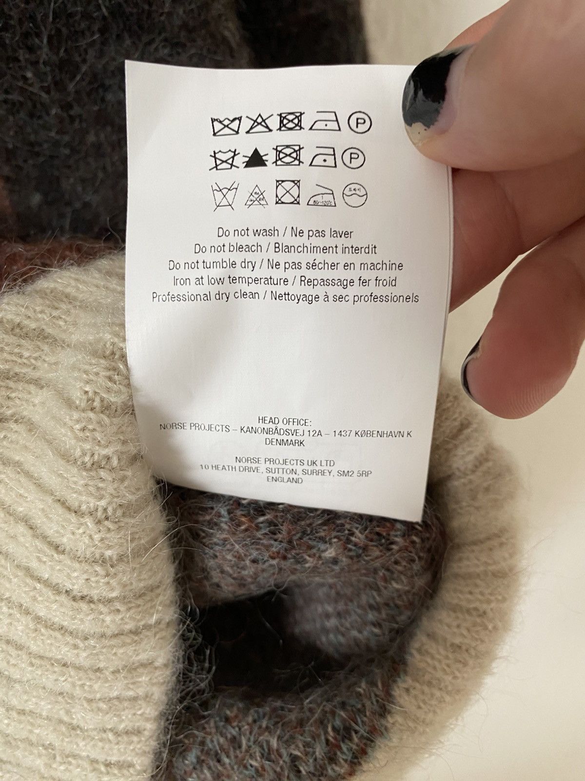 Norse Projects Norse Projects Knitted Sweatshirt Mohair Size US S / EU 44-46 / 1 - 6 Thumbnail
